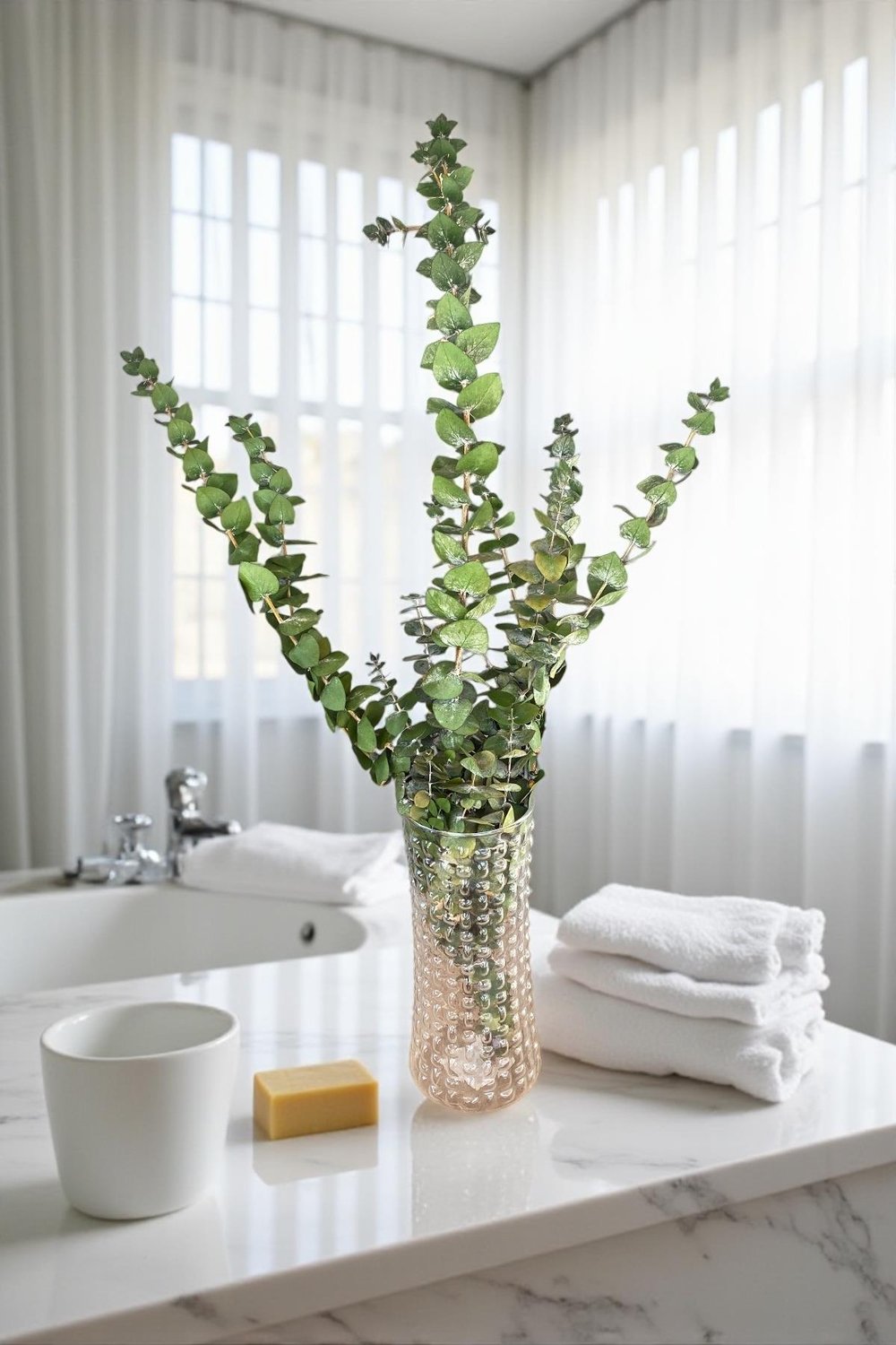 Dekoratif Şoklanmış Okaliptus Çiçek