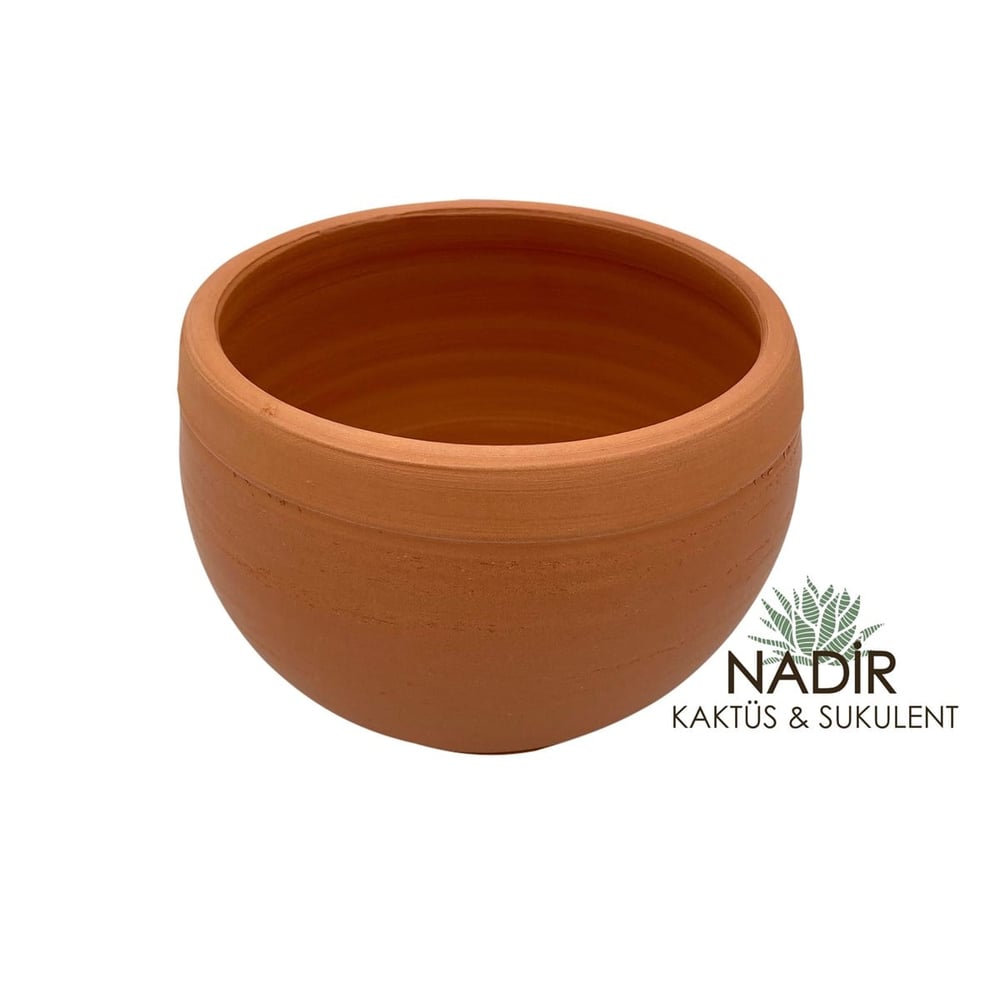 El Yapımı 12.5 cm Seramik Saksı