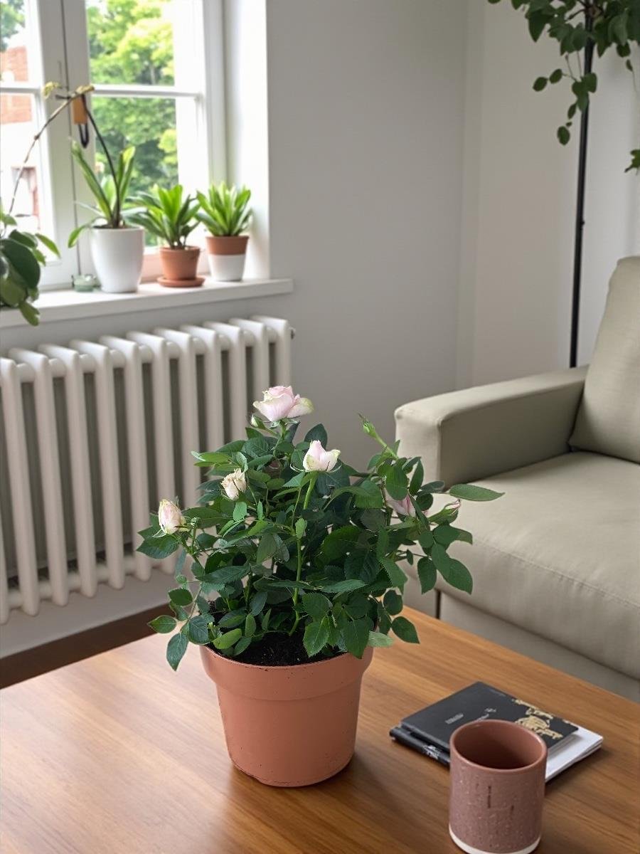 Pembe Gül Yediveren Büyük Boy - Mozart Constanze Rose İthal