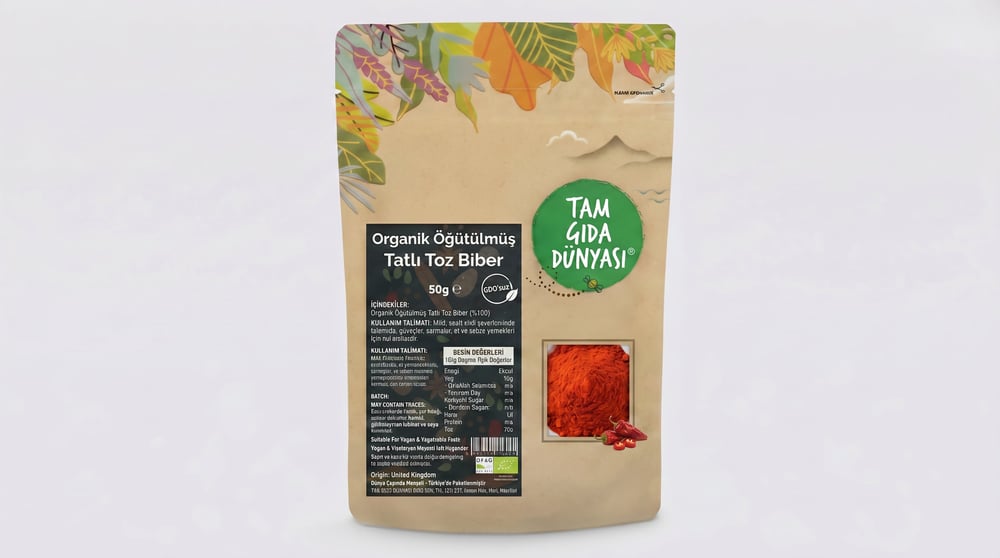 Yöresel Tatlı Toz Biber