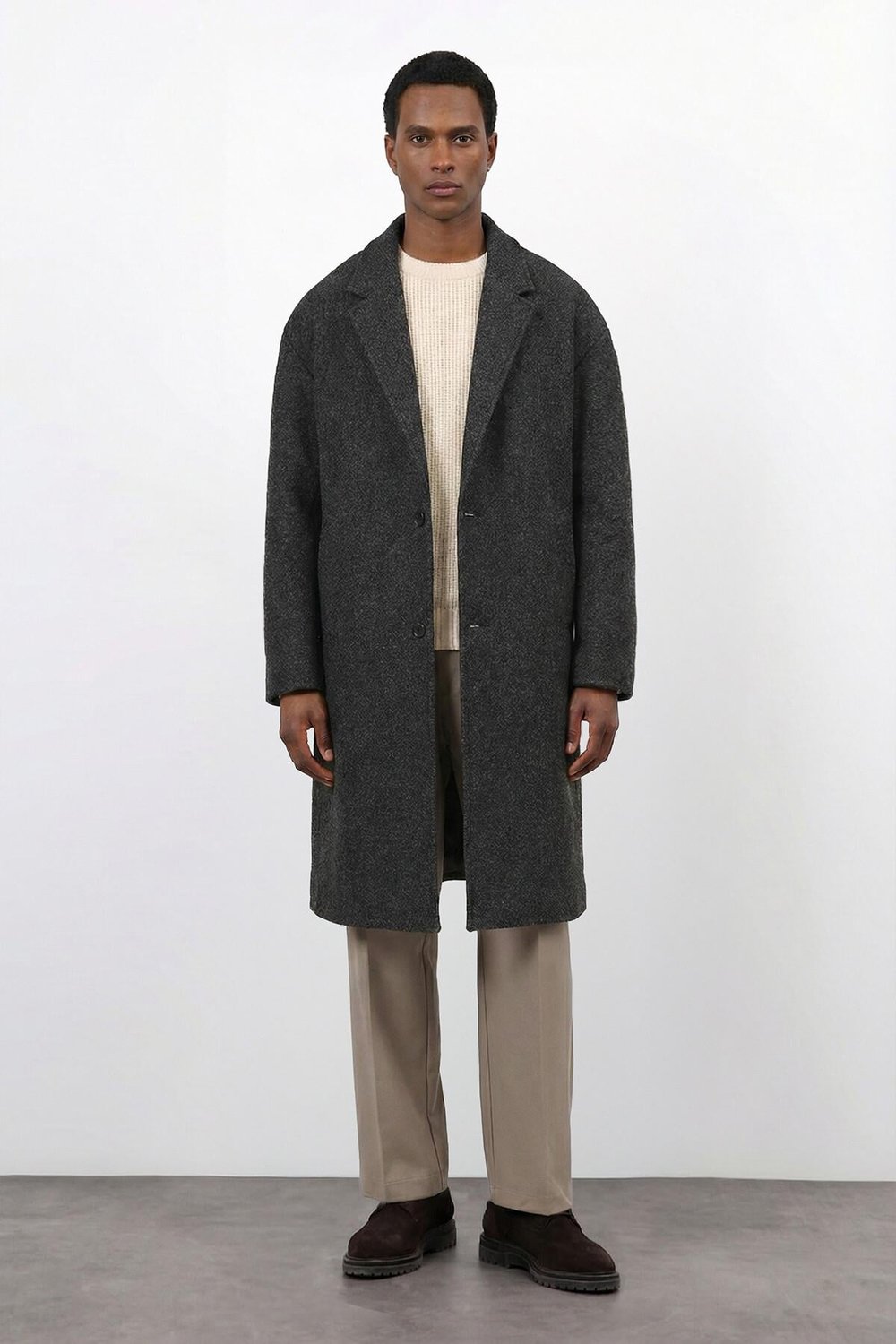Relax Fit Mens Coat