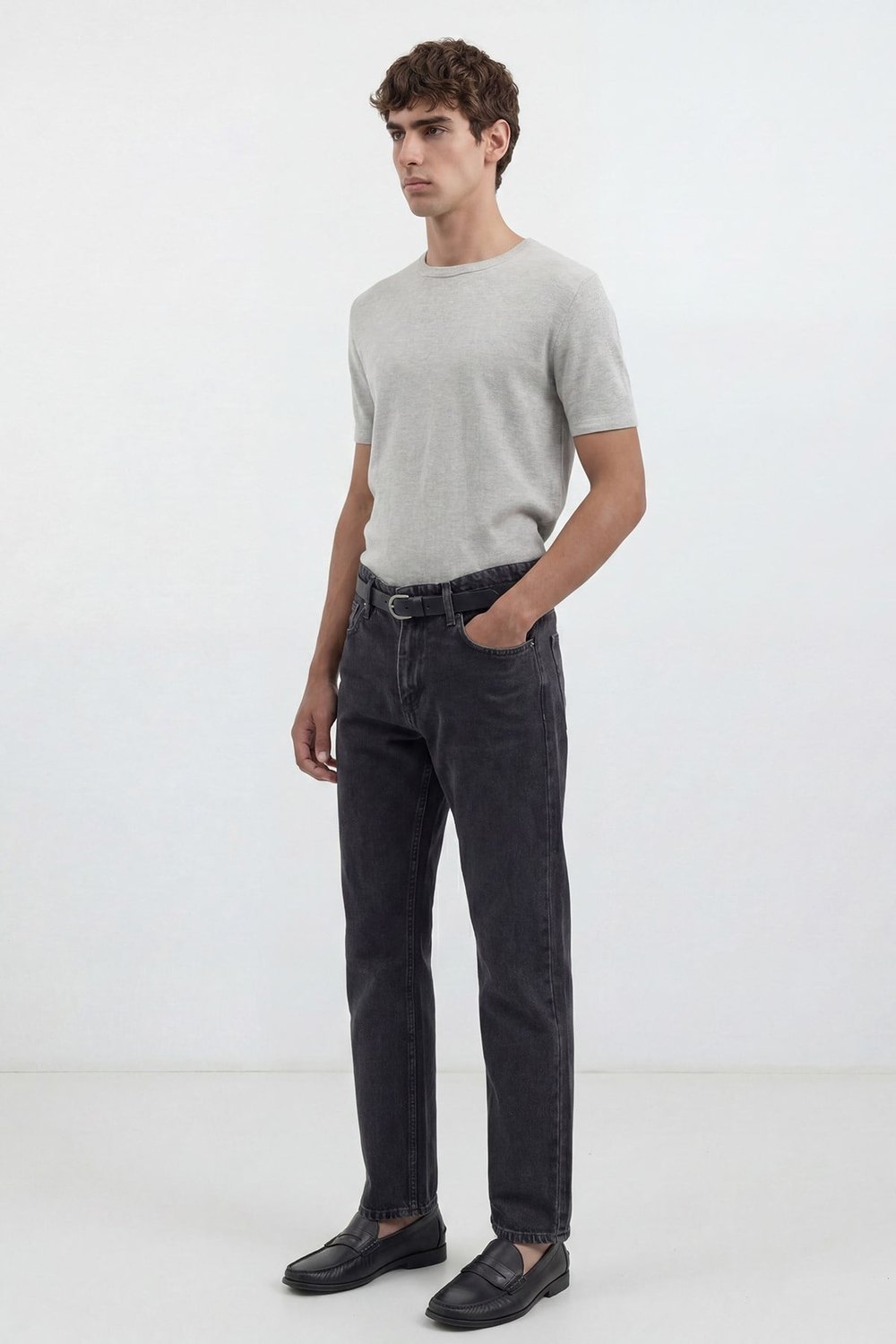 Straight-Fit Mens Jeans