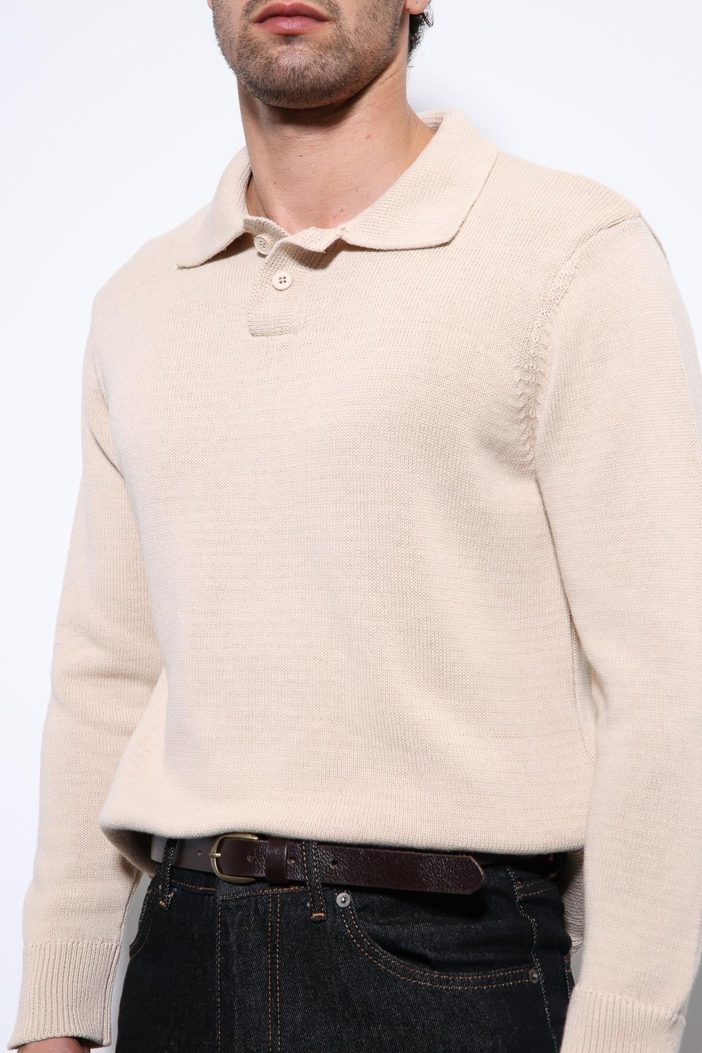Antioch Bej Polo Yaka Basic Erkek Kazak