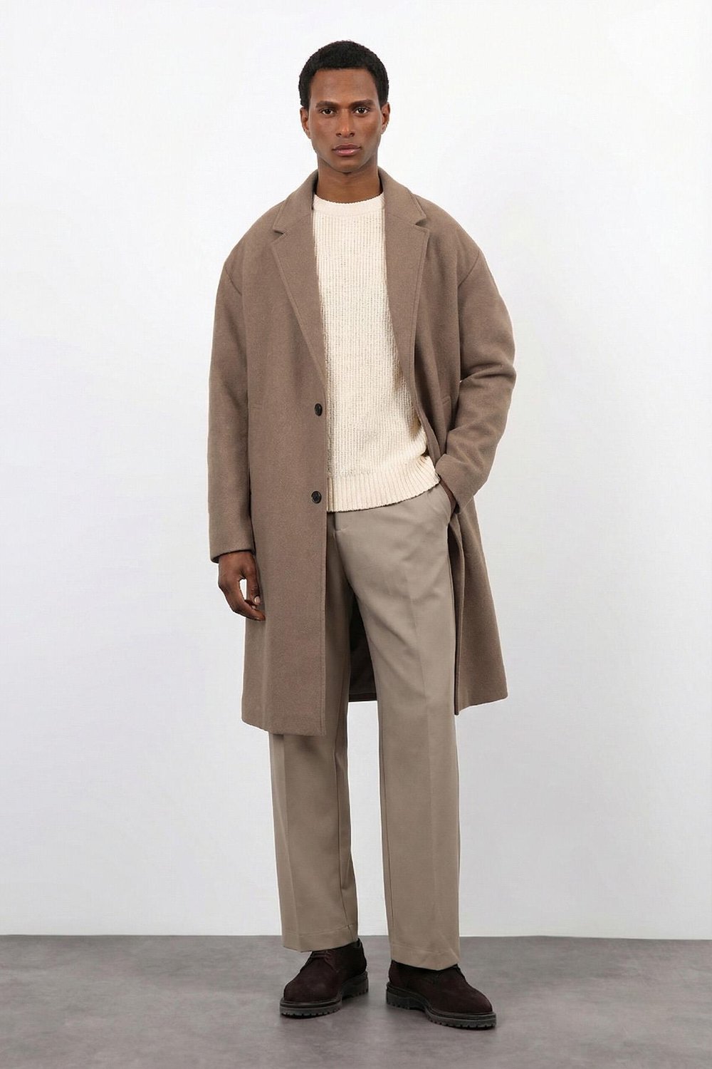 Relax Fit Mens Coat