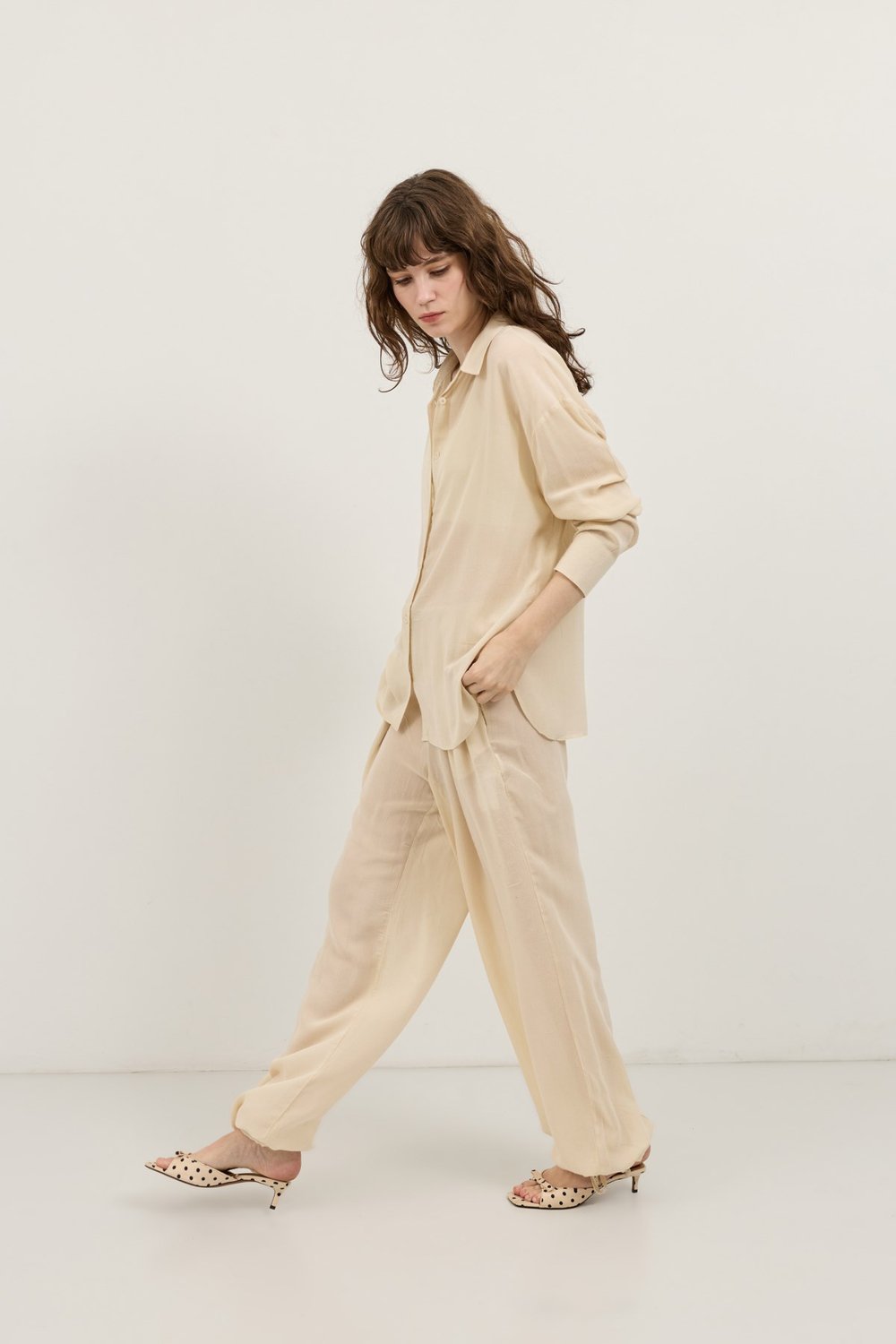 Relax Fit Lyocell Womens Shirt