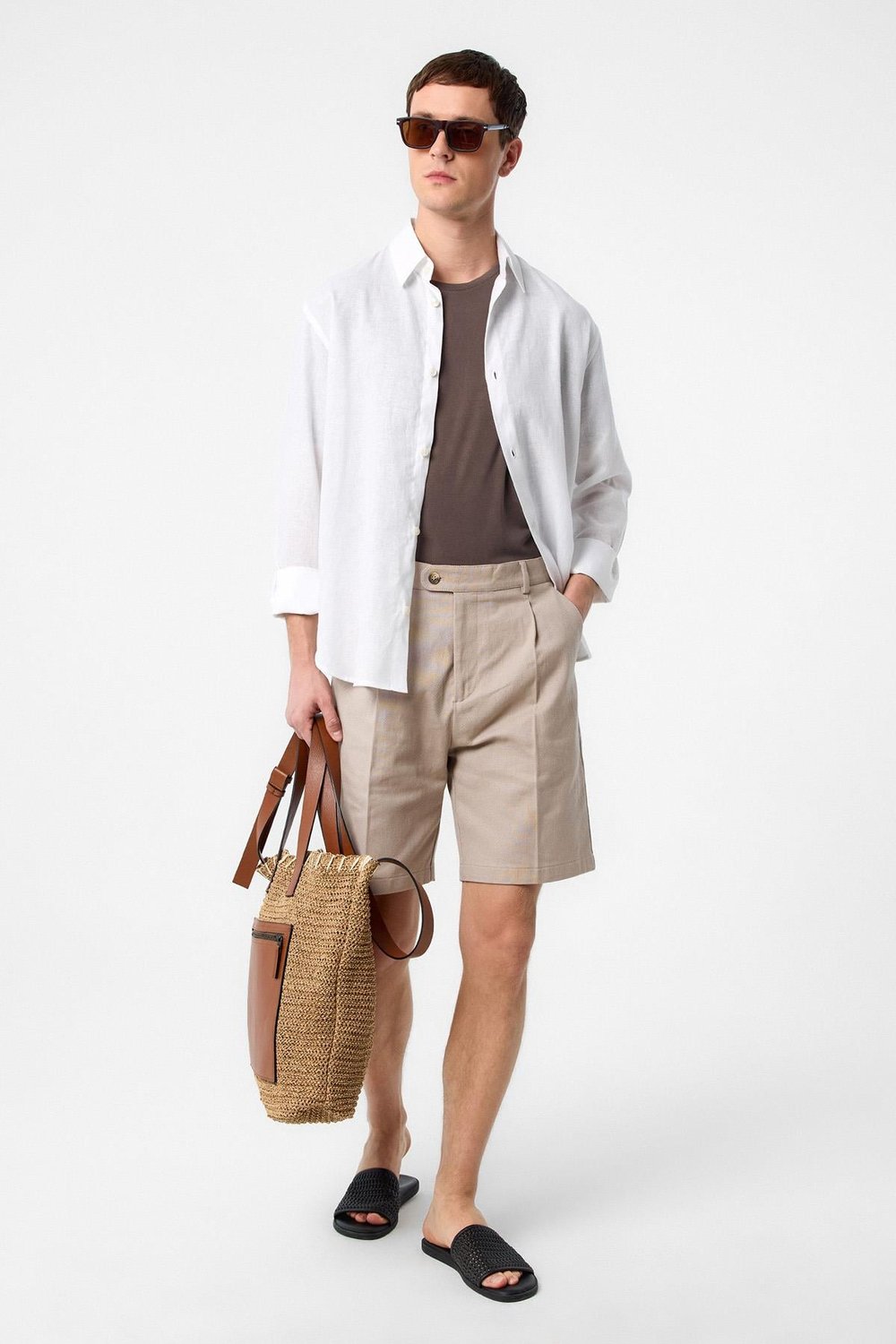 High-Waisted Mens Shorts