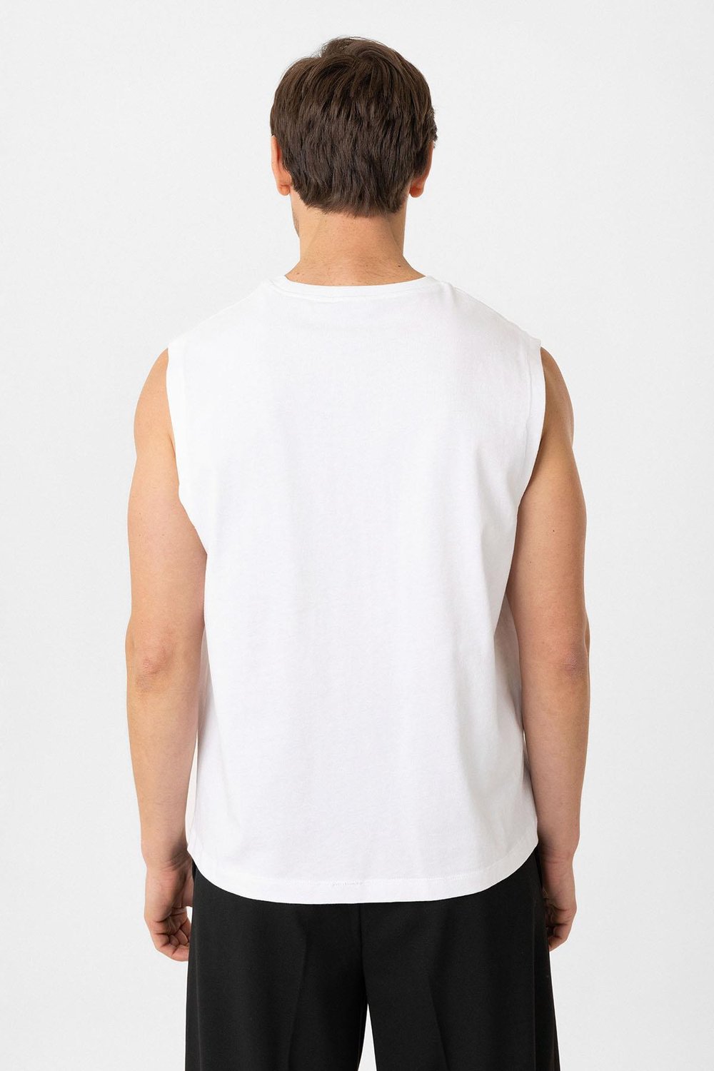 Relaxed Fit Mens Sleeveless T-Shirt