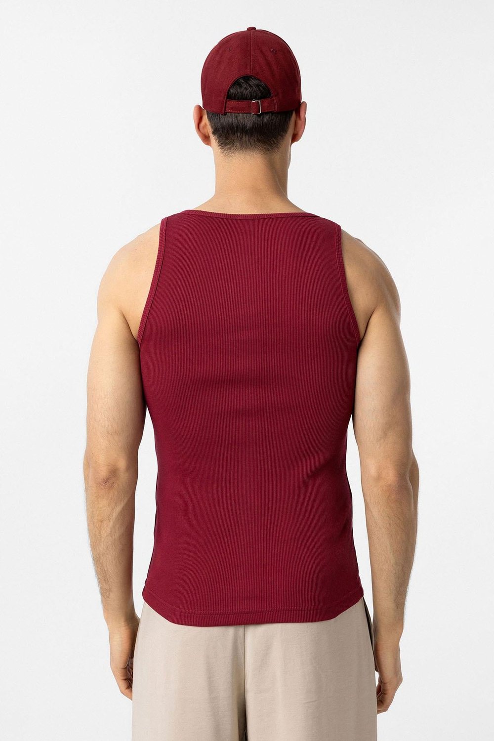 Antioch Bordo Slim Fit Erkek Atlet