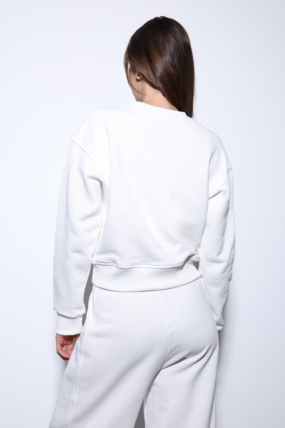 Antioch Ekru Basic Kadın Sweatshirt
