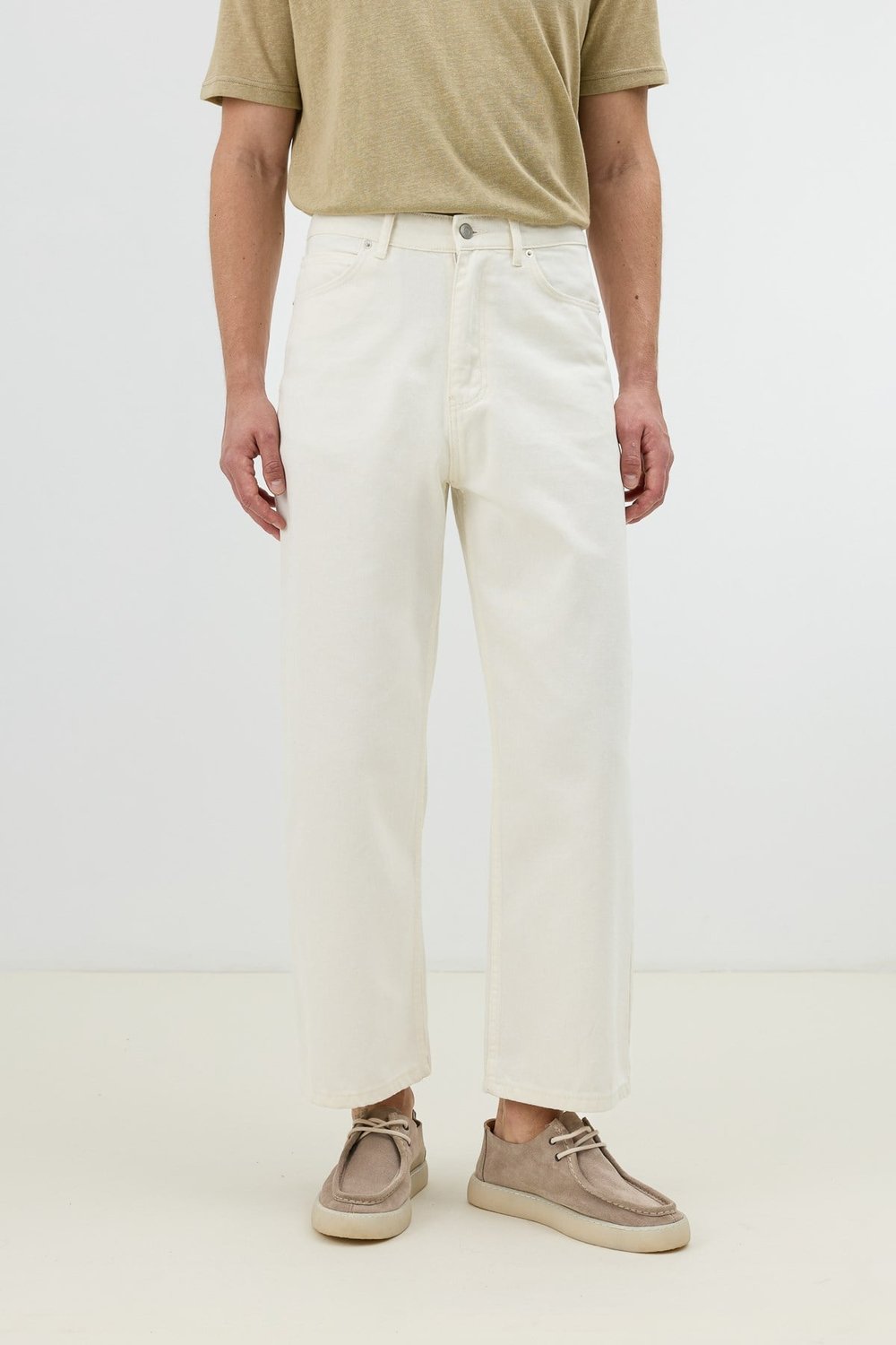 Antioch Ekru Relax Fit Erkek Jean