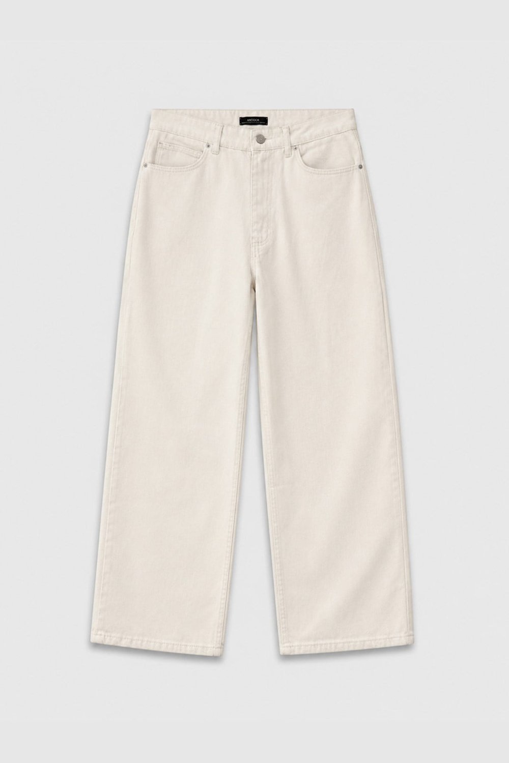 Antioch Ekru Basic Relax Fit Erkek Kot Pantolon