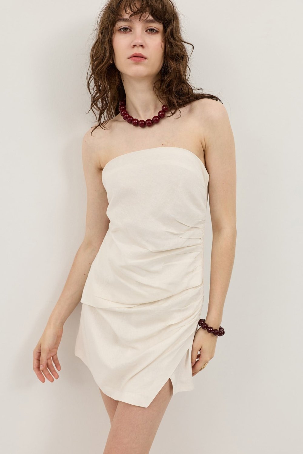 Linen-Blend Jumpsuit
