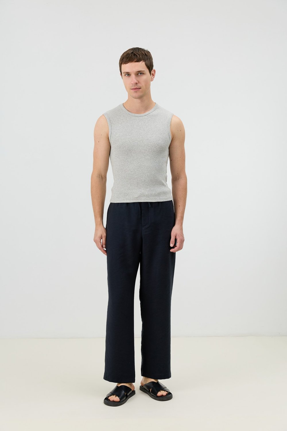 Cotton Sleeveless Mens T-Shirt