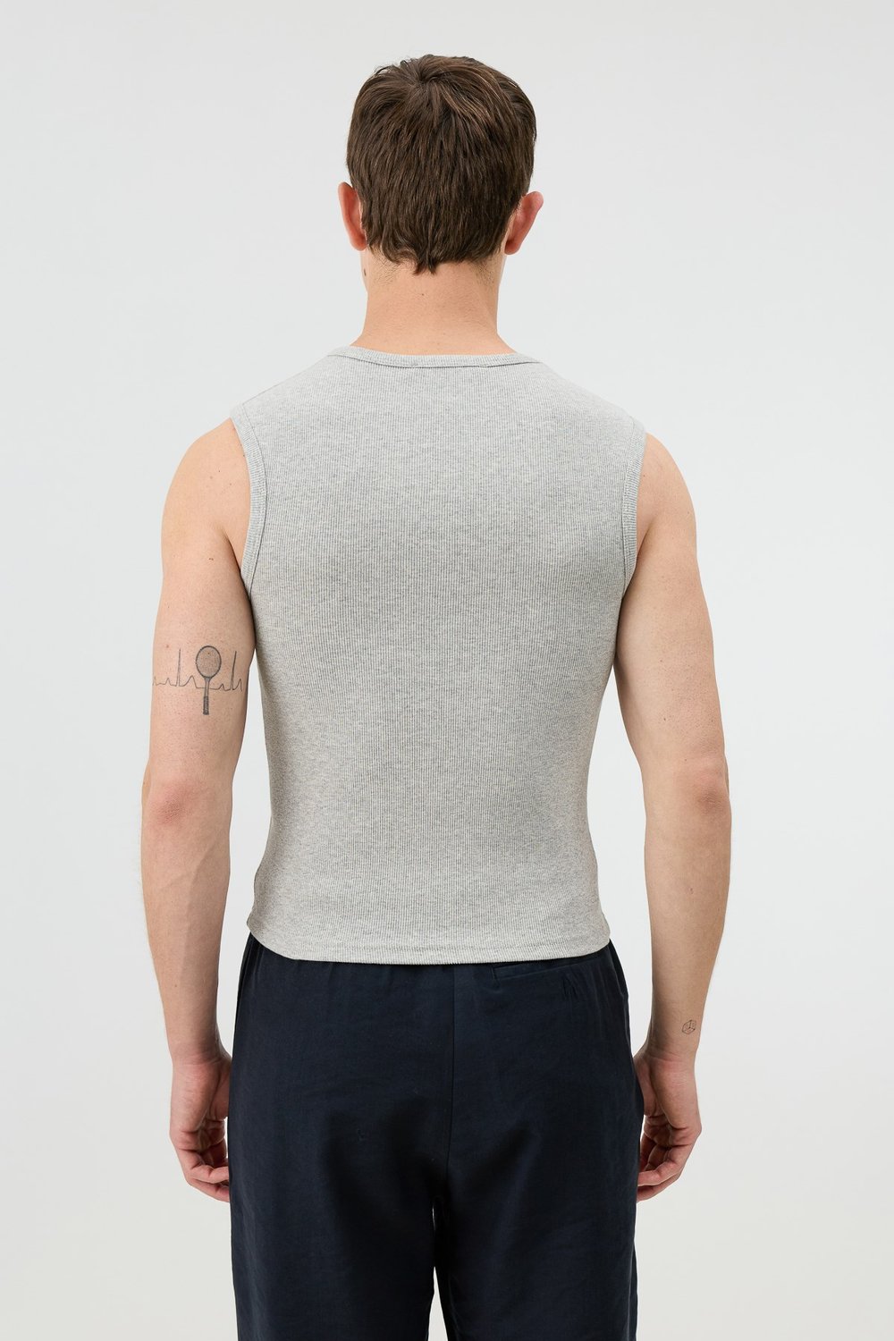Cotton Sleeveless Mens T-Shirt