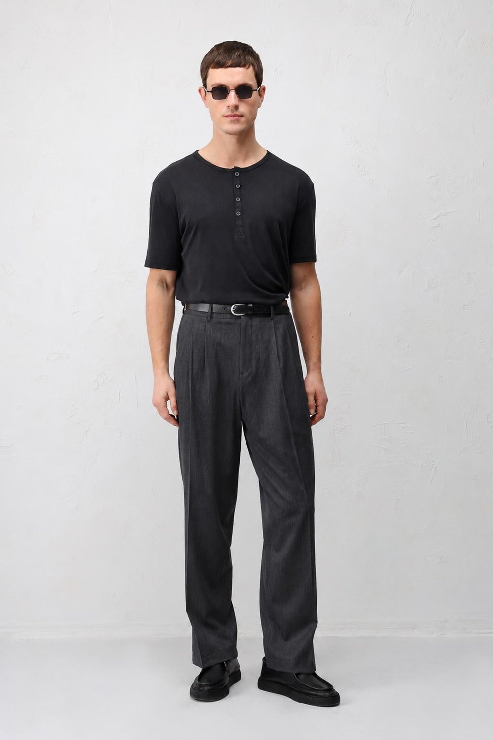 Antioch Gri Relaxed Fit Erkek Pantolon