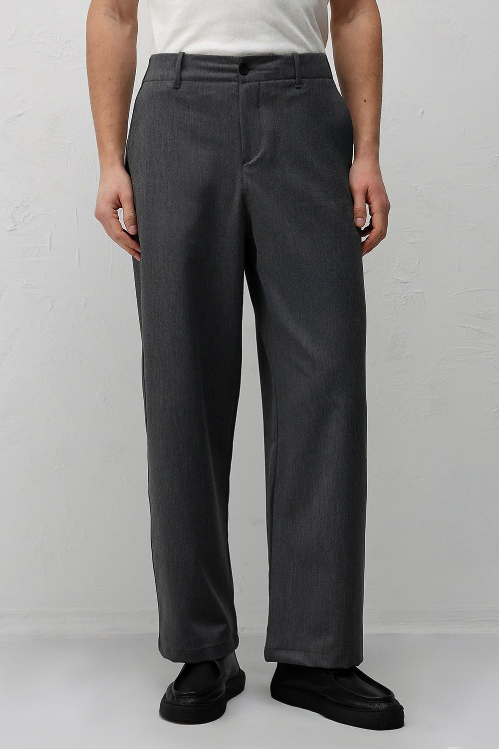Antioch Gri Relaxed Fit Erkek Pantolon