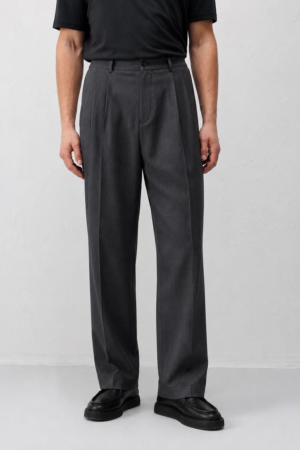 Antioch Gri Relaxed Fit Erkek Pantolon
