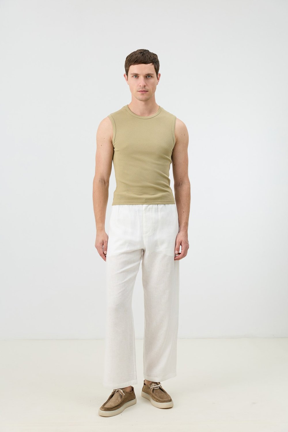 Cotton Sleeveless Mens T-Shirt