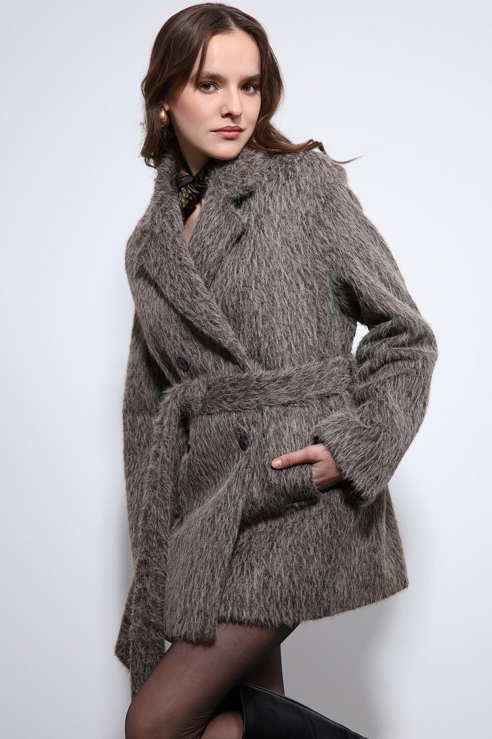 Short Faux Fur Coat