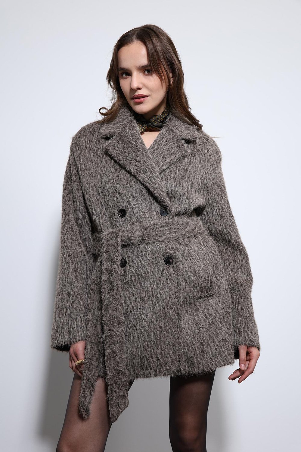 Short Faux Fur Coat