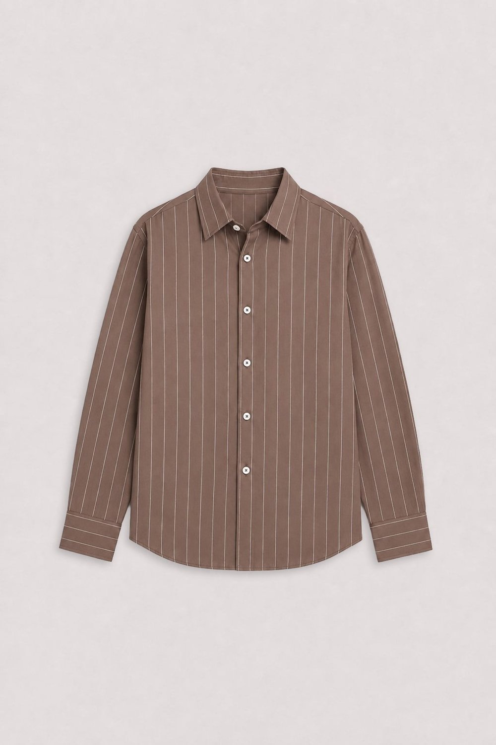 Mens Striped Shirt with Modal Blend