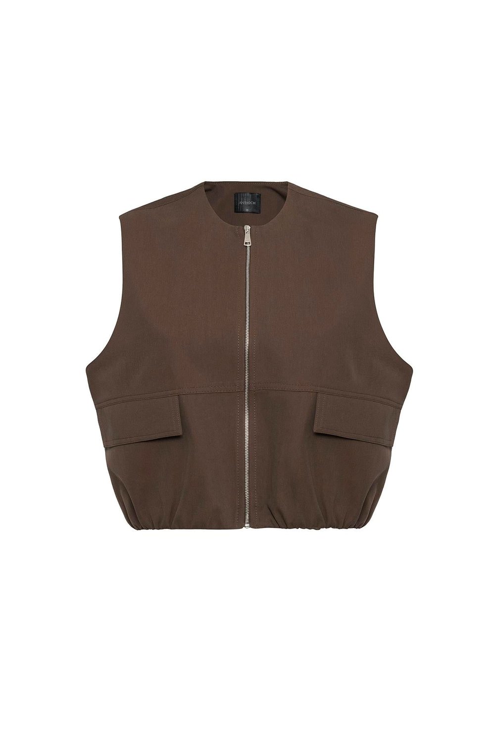 Antioch Kahve Oversize Kadın Yelek