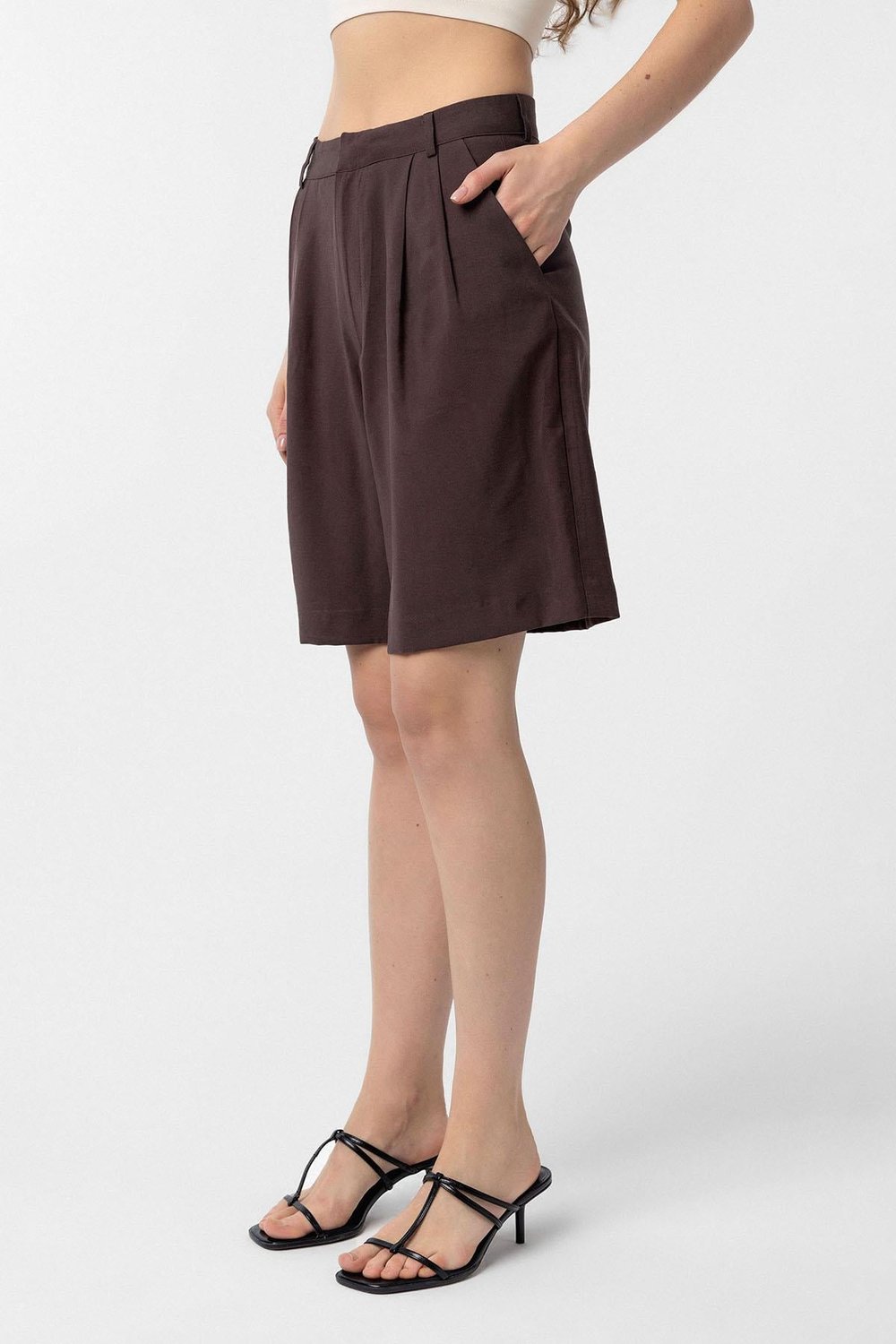 Womens Bermuda Shorts with Pockets