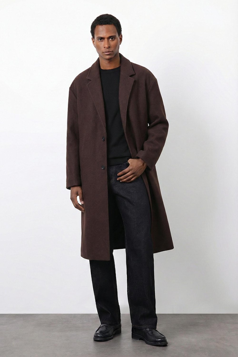 Relax Fit Mens Coat