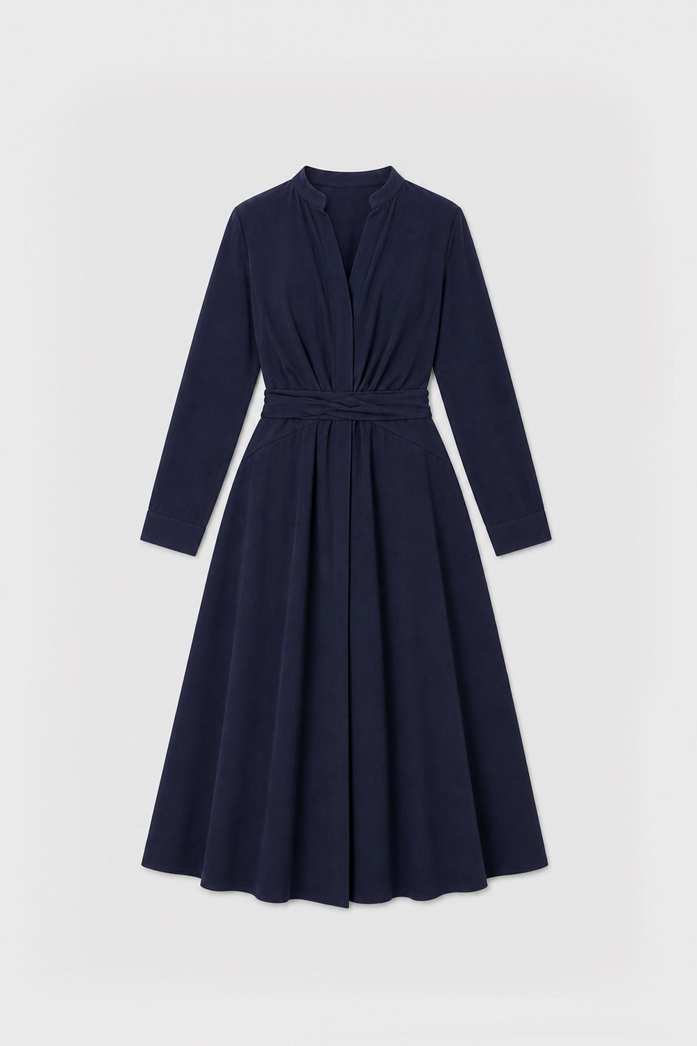 100% Lyocell Belted Womens Dress