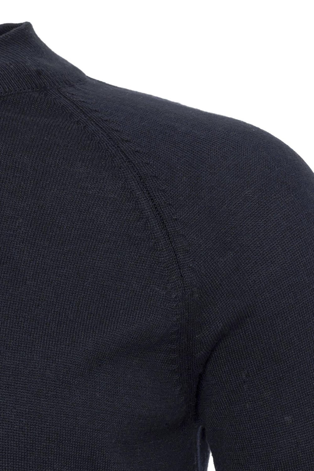 Antioch Lacivert Bisiklet Yaka Slim Fit Triko Kazak