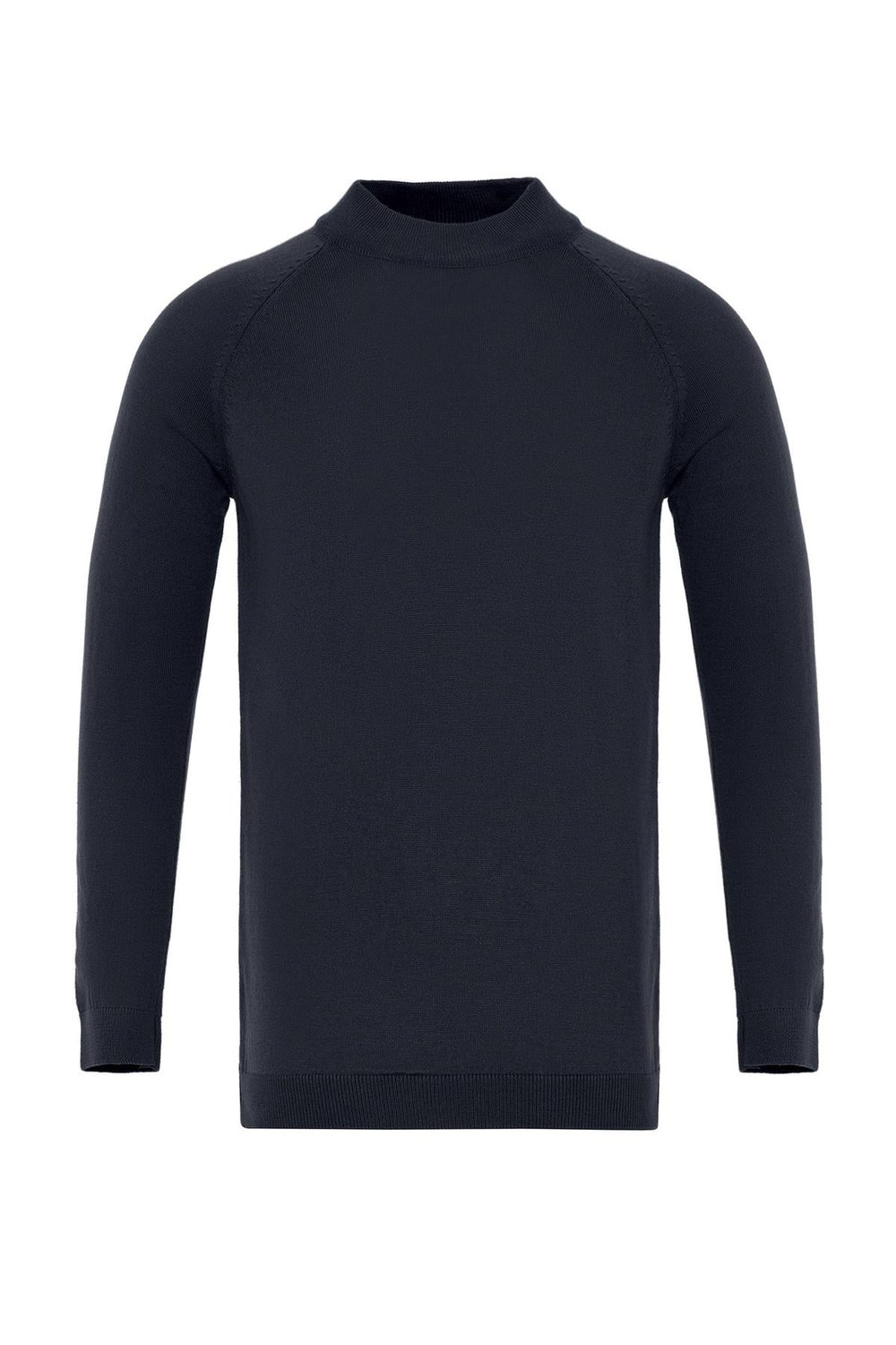 Antioch Lacivert Bisiklet Yaka Slim Fit Triko Kazak