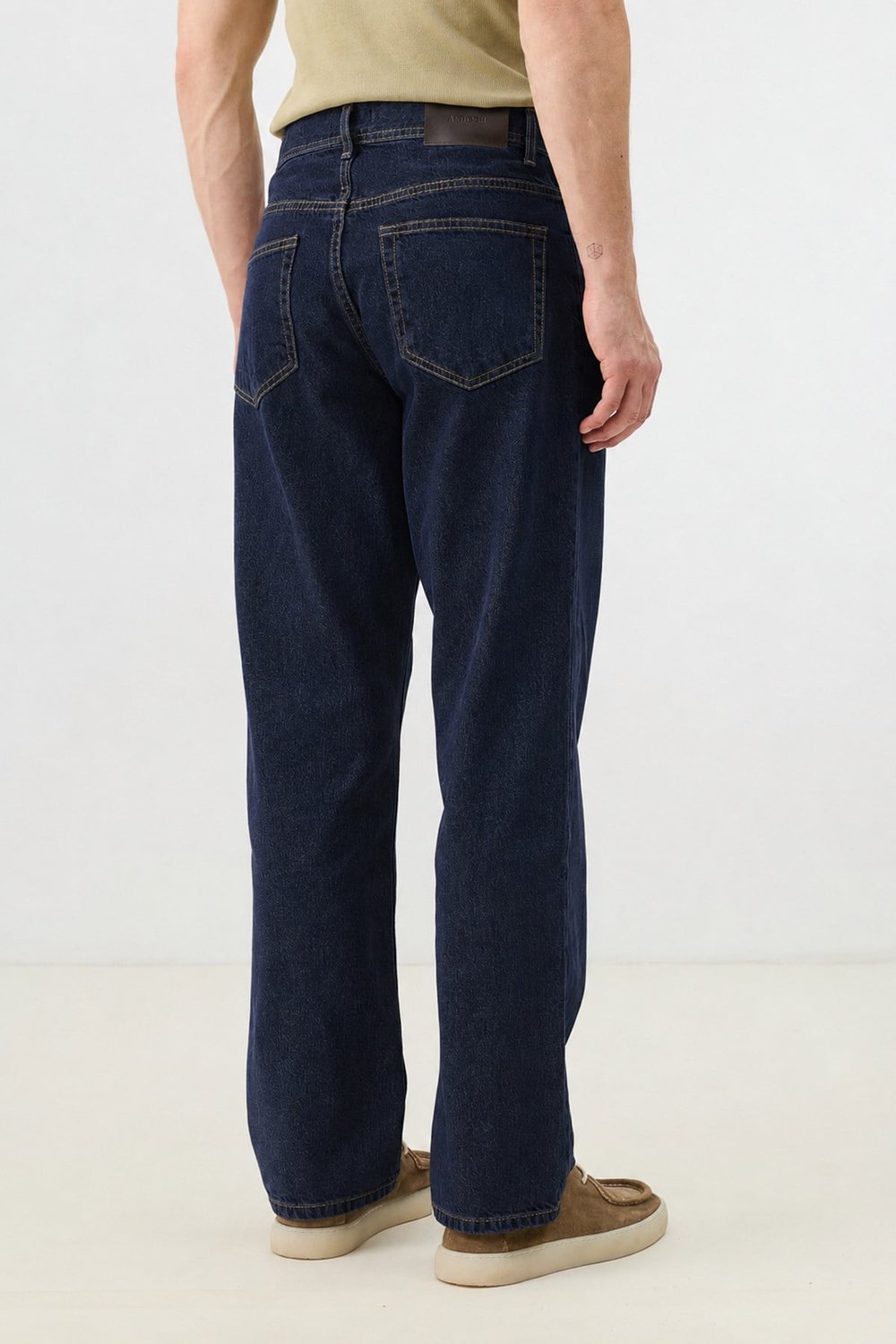 Antioch Lacivert Regular Fit Erkek Jean