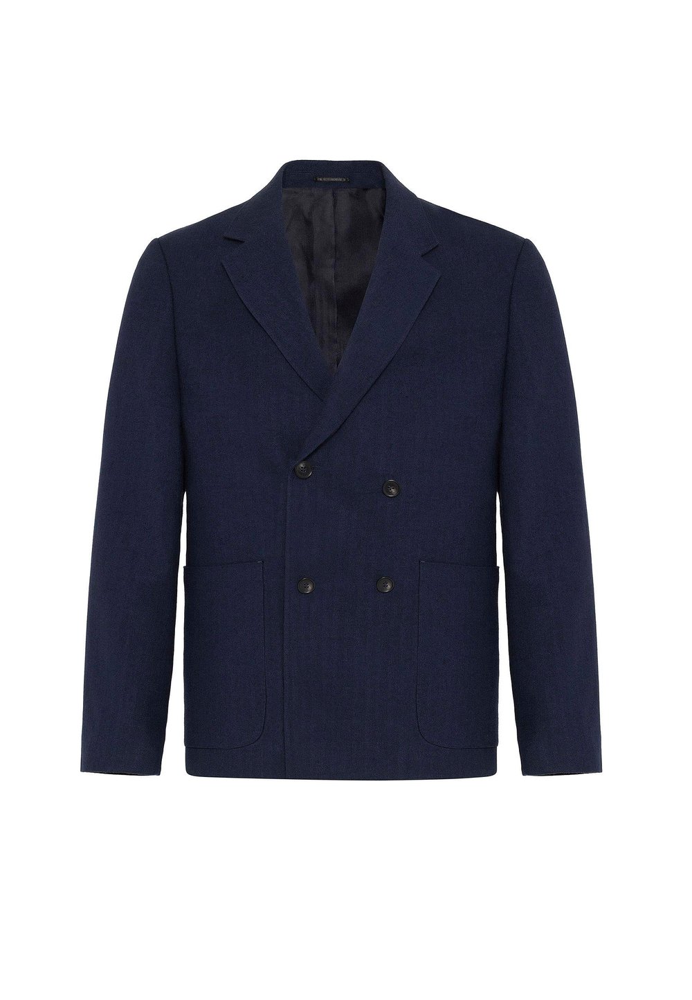 Relaxed Fit Linen Blend Mens Blazer Jacket
