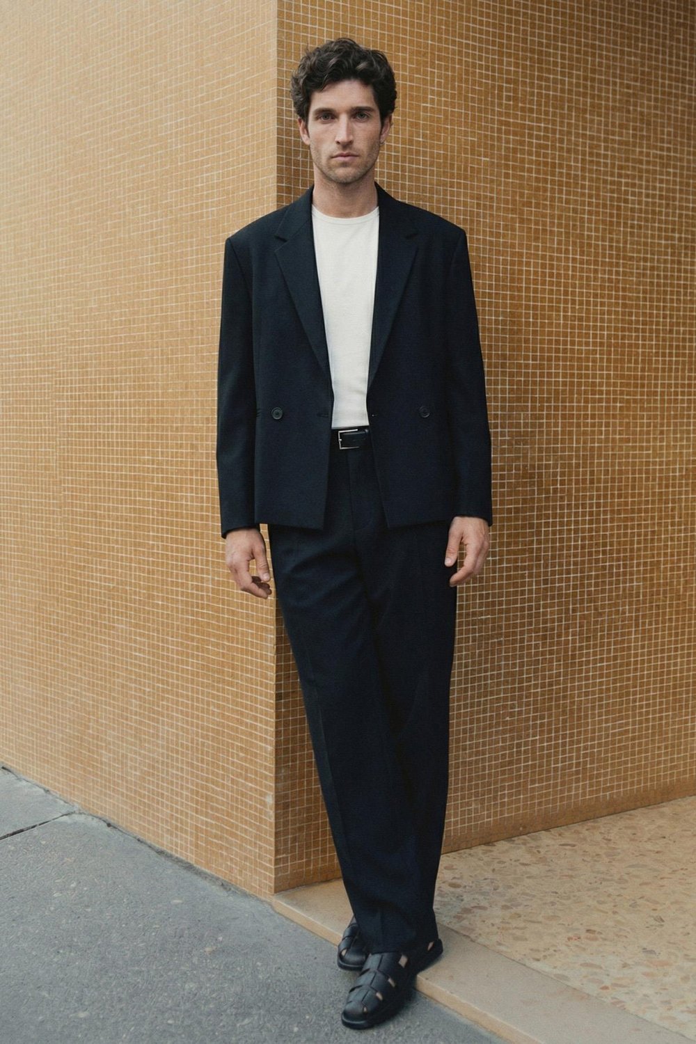 Antioch Lacivert Relaxed Fit Erkek Blazer Ceket