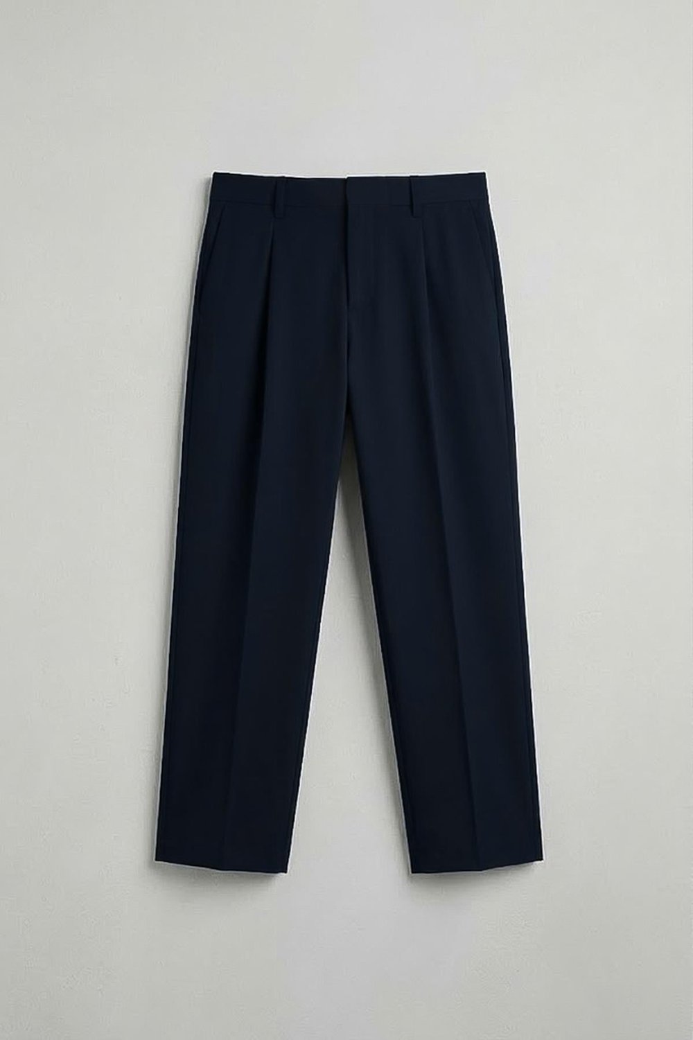 Antioch Lacivert Relaxed Fit Pileli Erkek Pantolon