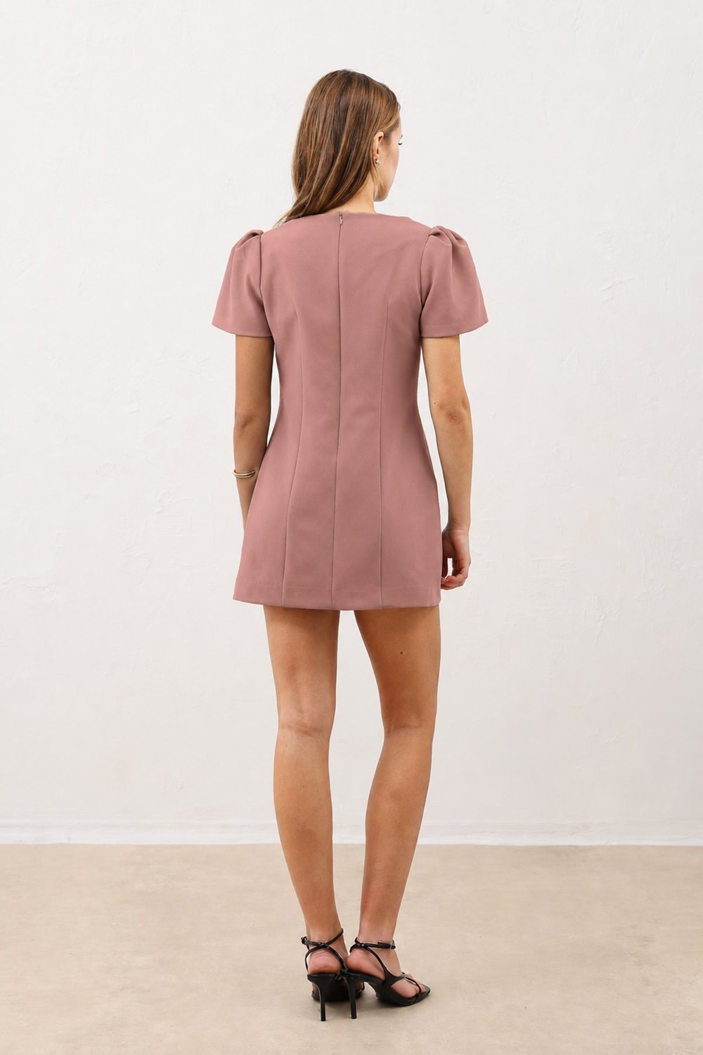 Ruffled Short Dress for Women