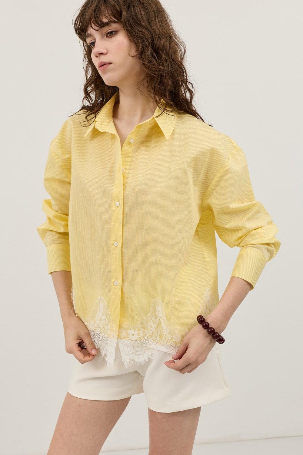 Blouse with Lace Details