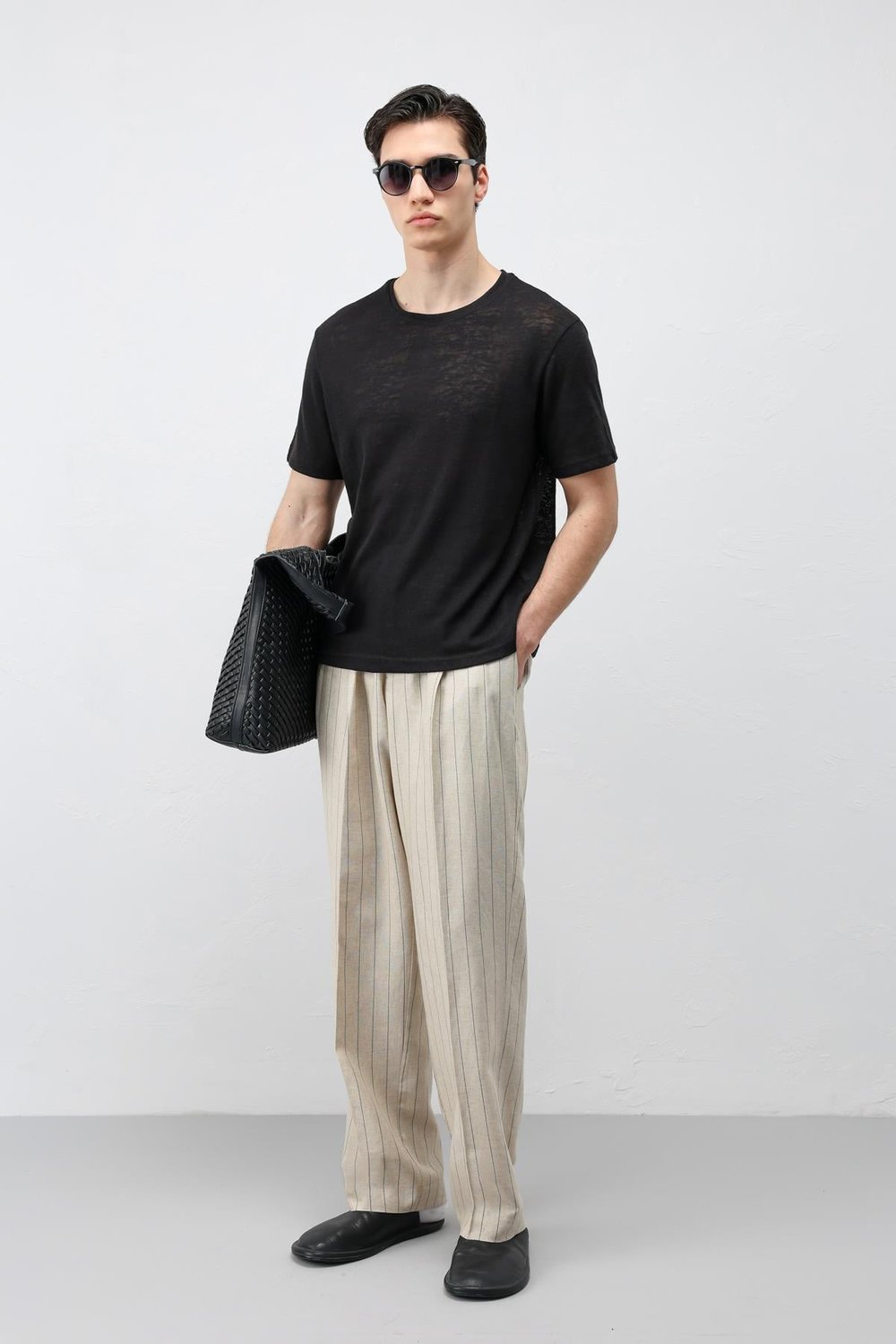 Antioch Siyah Basic Erkek T-Shirt