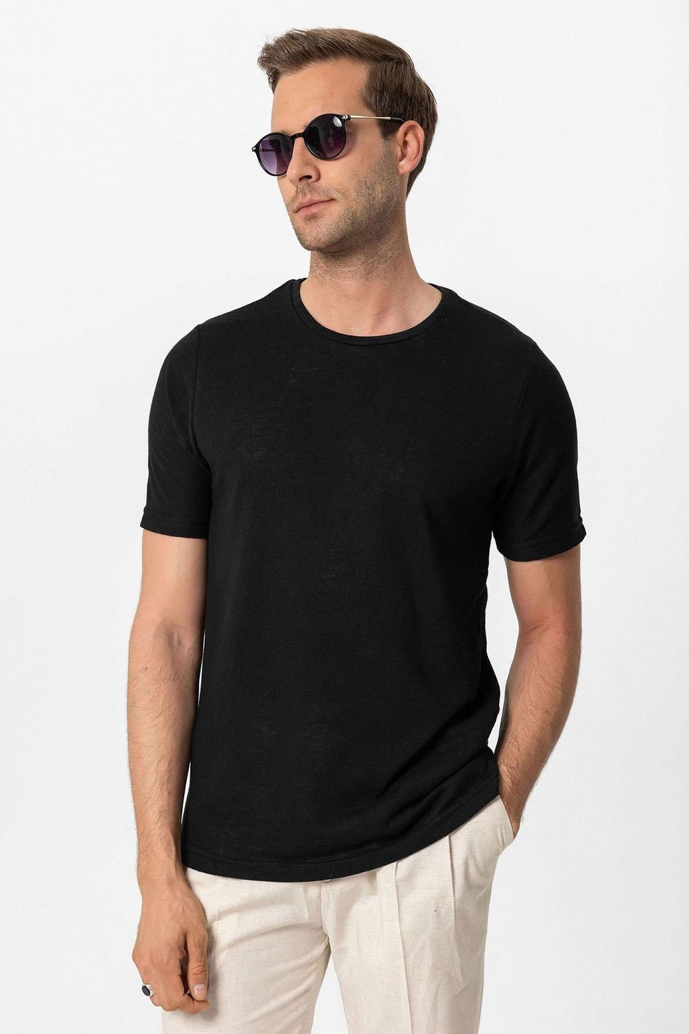 Basic Crew-Neck Mens T-Shirt