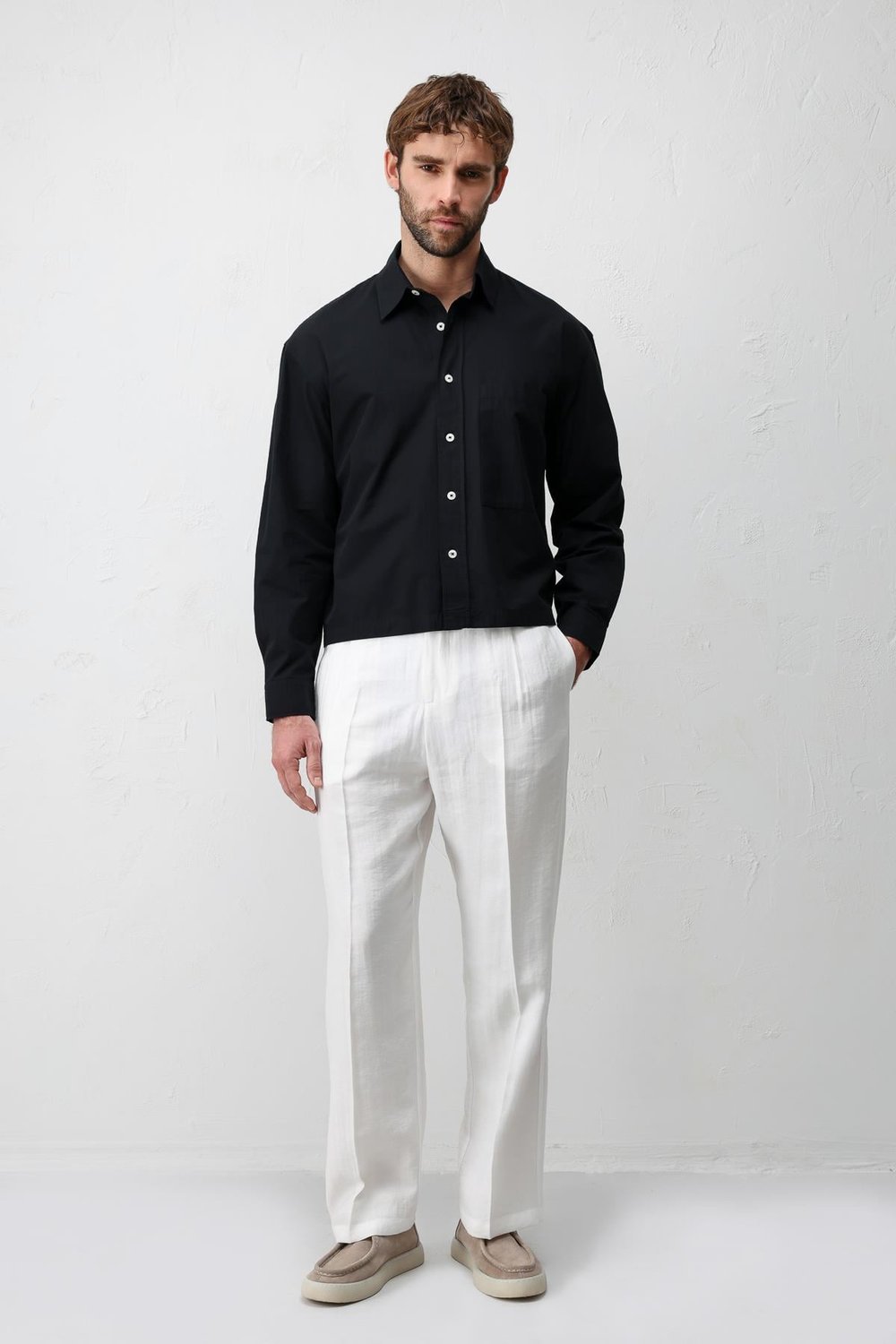 Boxy Fit Mens Shirt