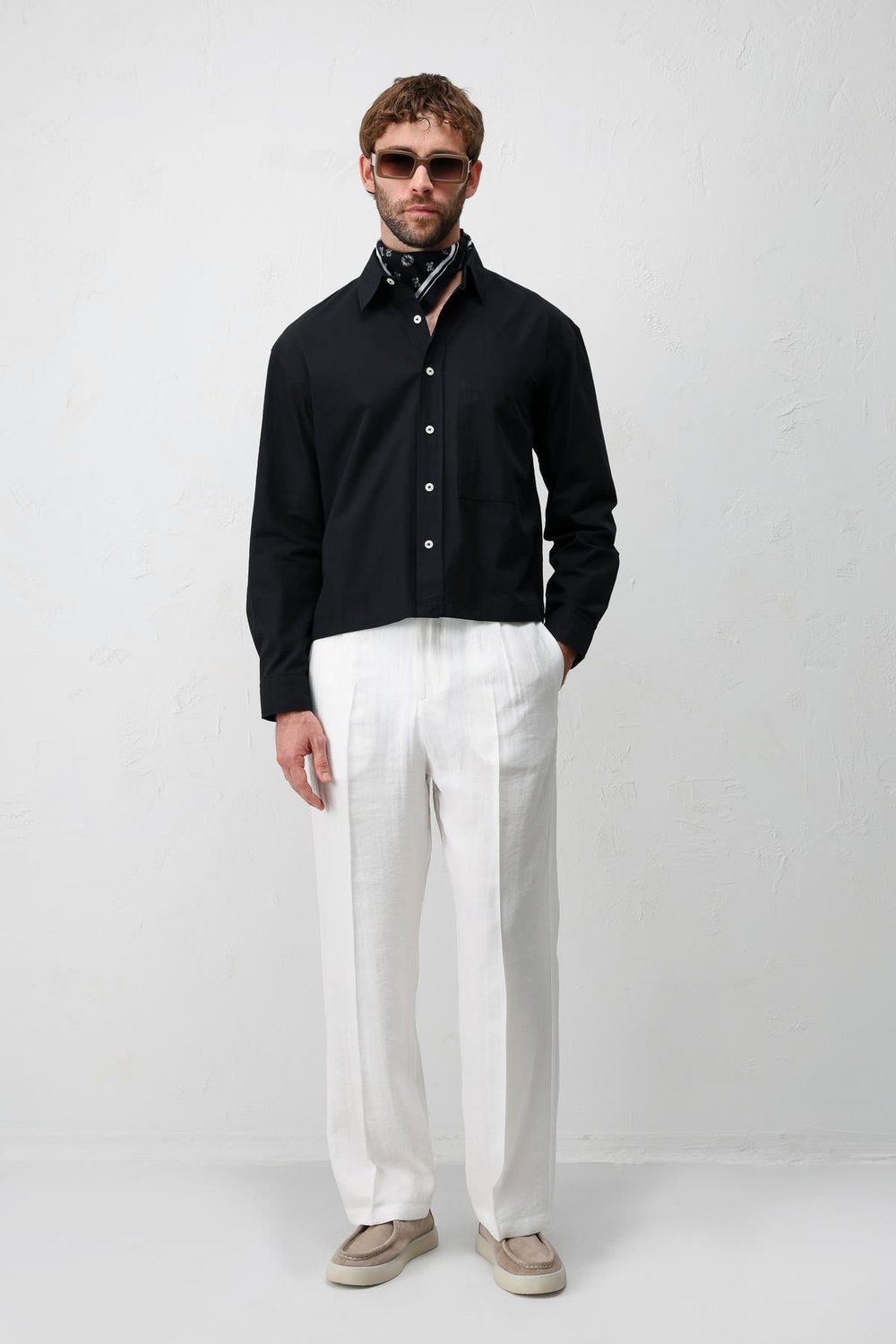 Boxy Fit Mens Shirt