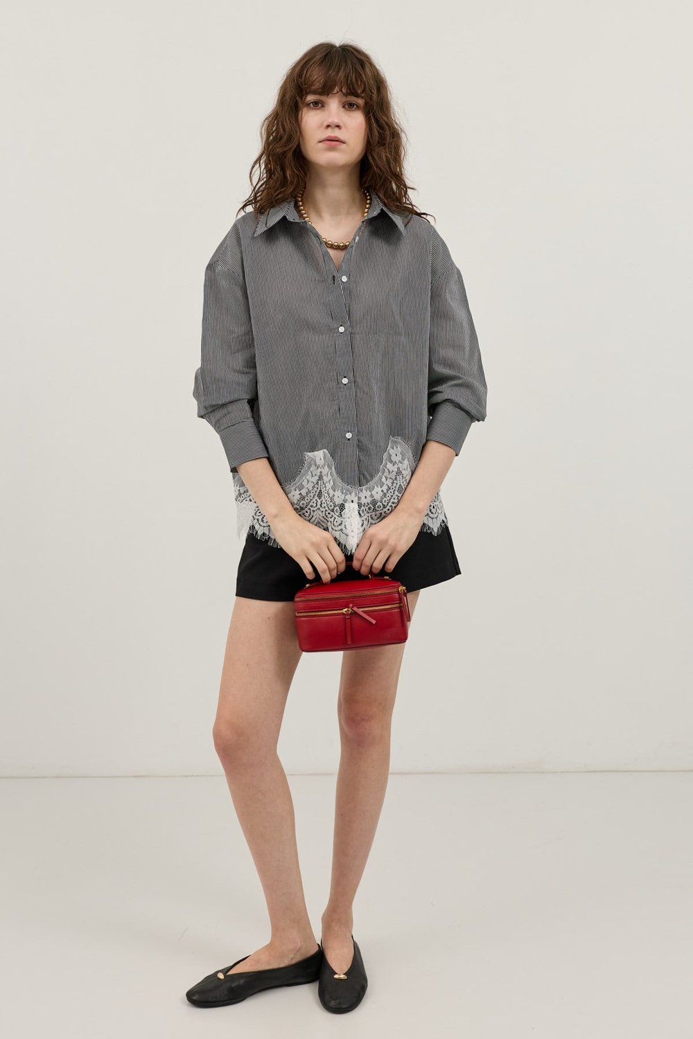 Blouse with Lace Details