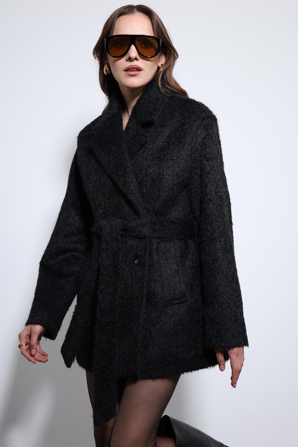 Short Faux Fur Coat