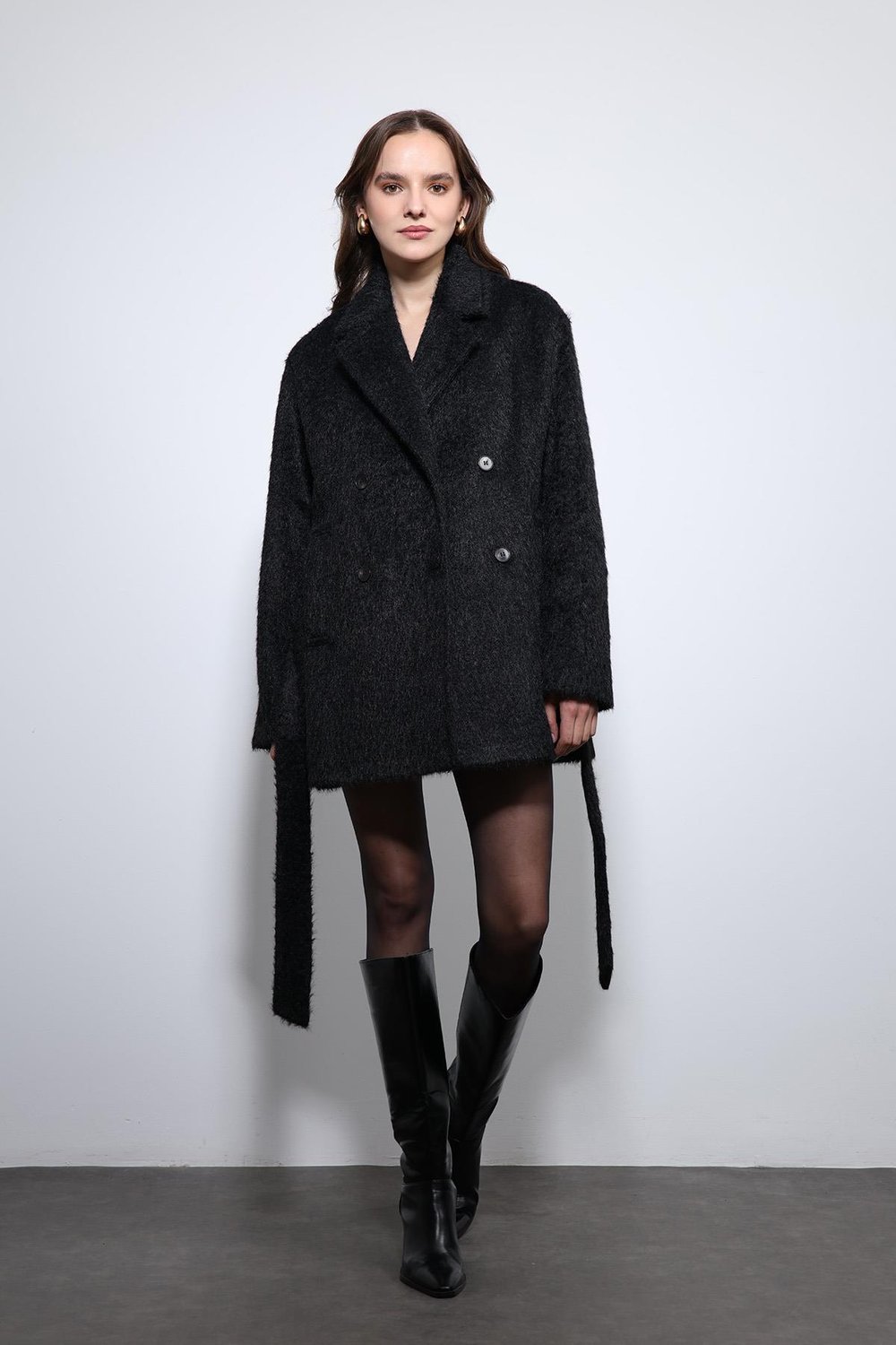 Short Faux Fur Coat
