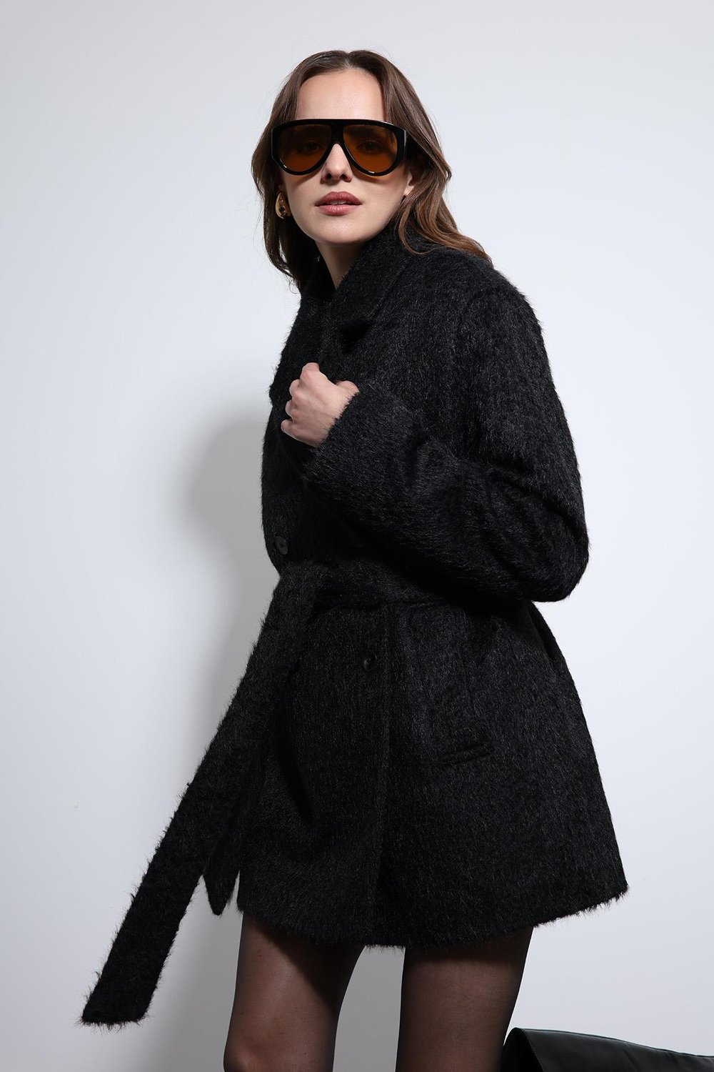 Short Faux Fur Coat