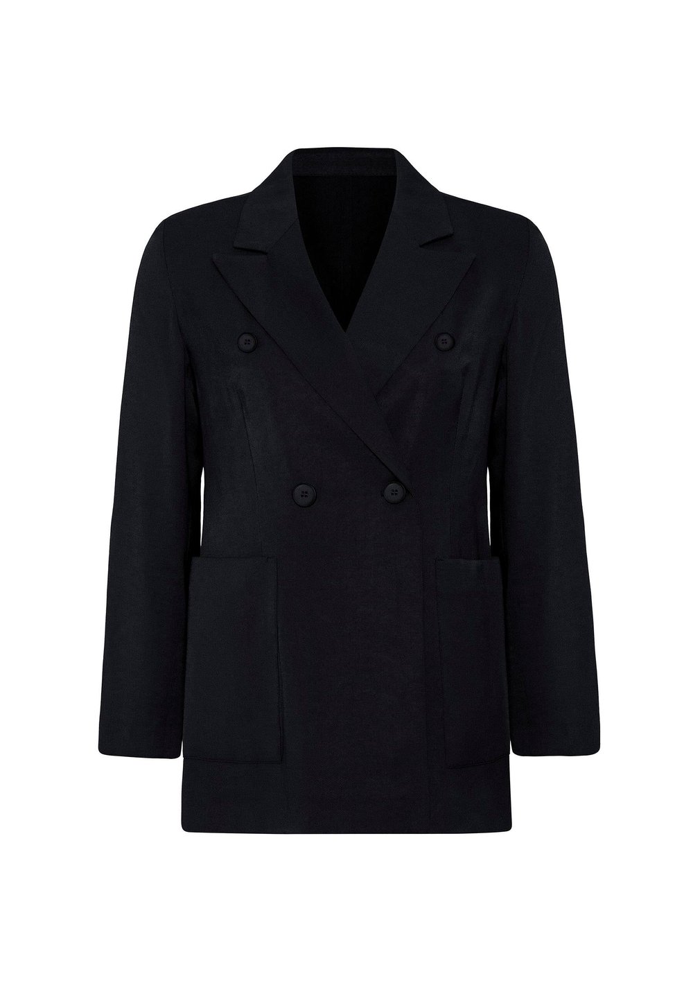 Antioch Siyah Kruvaze Kadın Blazer Ceket