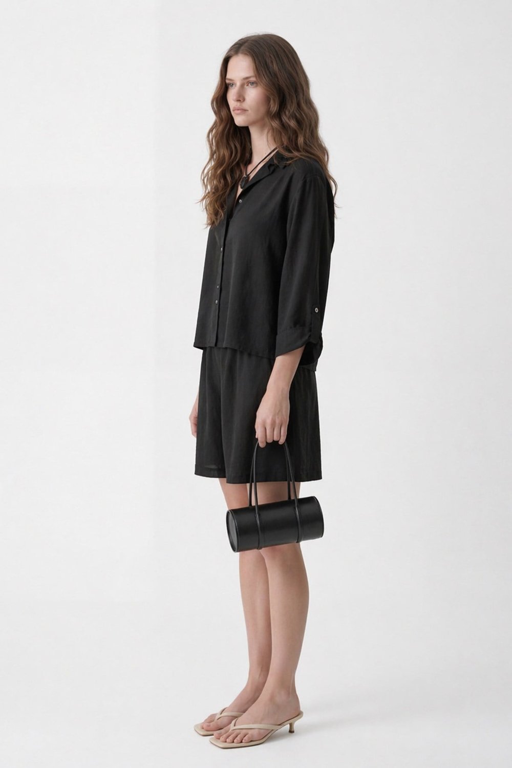 Womens Lyocell Blend Shirt