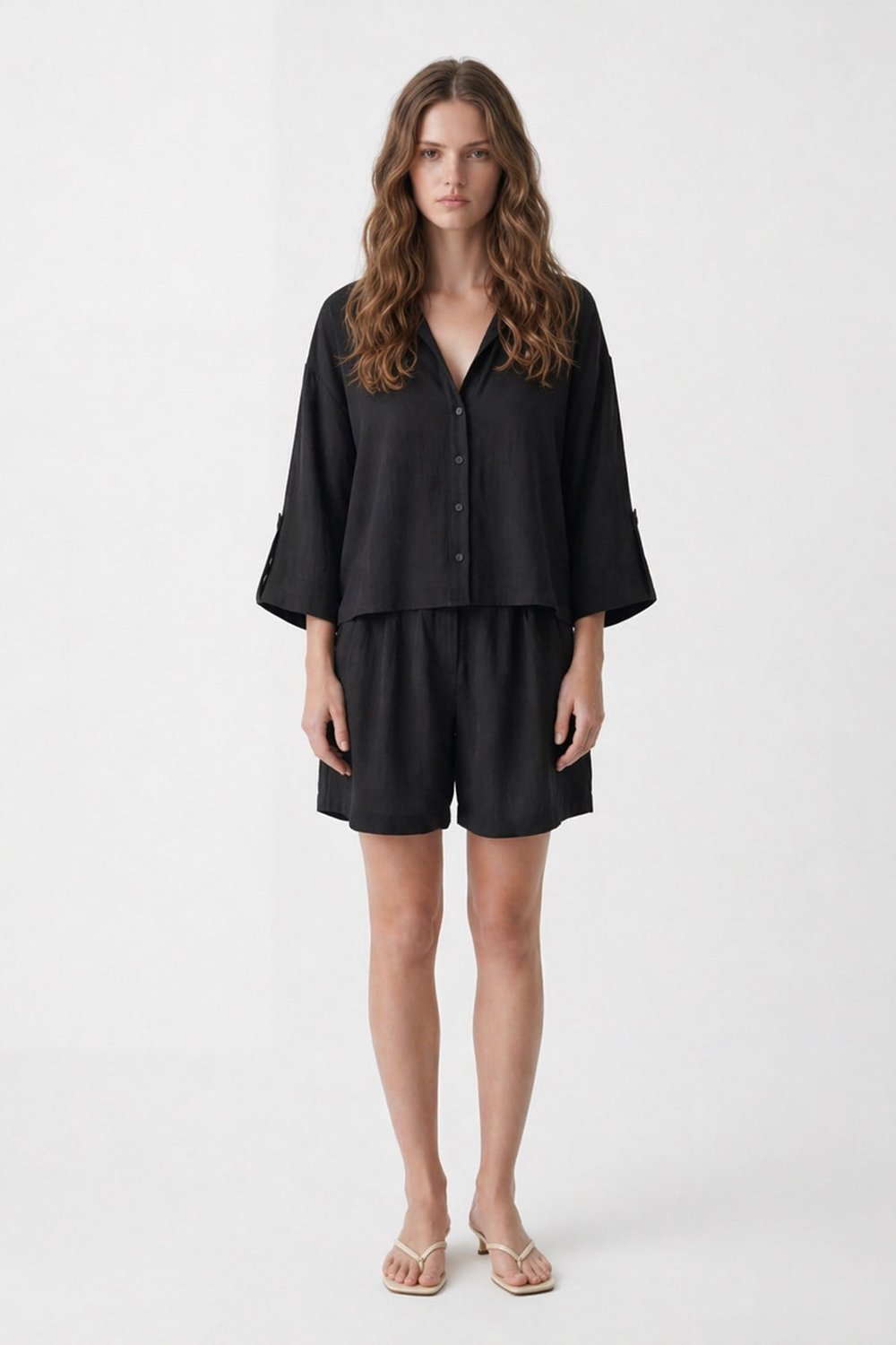 Womens Lyocell Blend Shirt