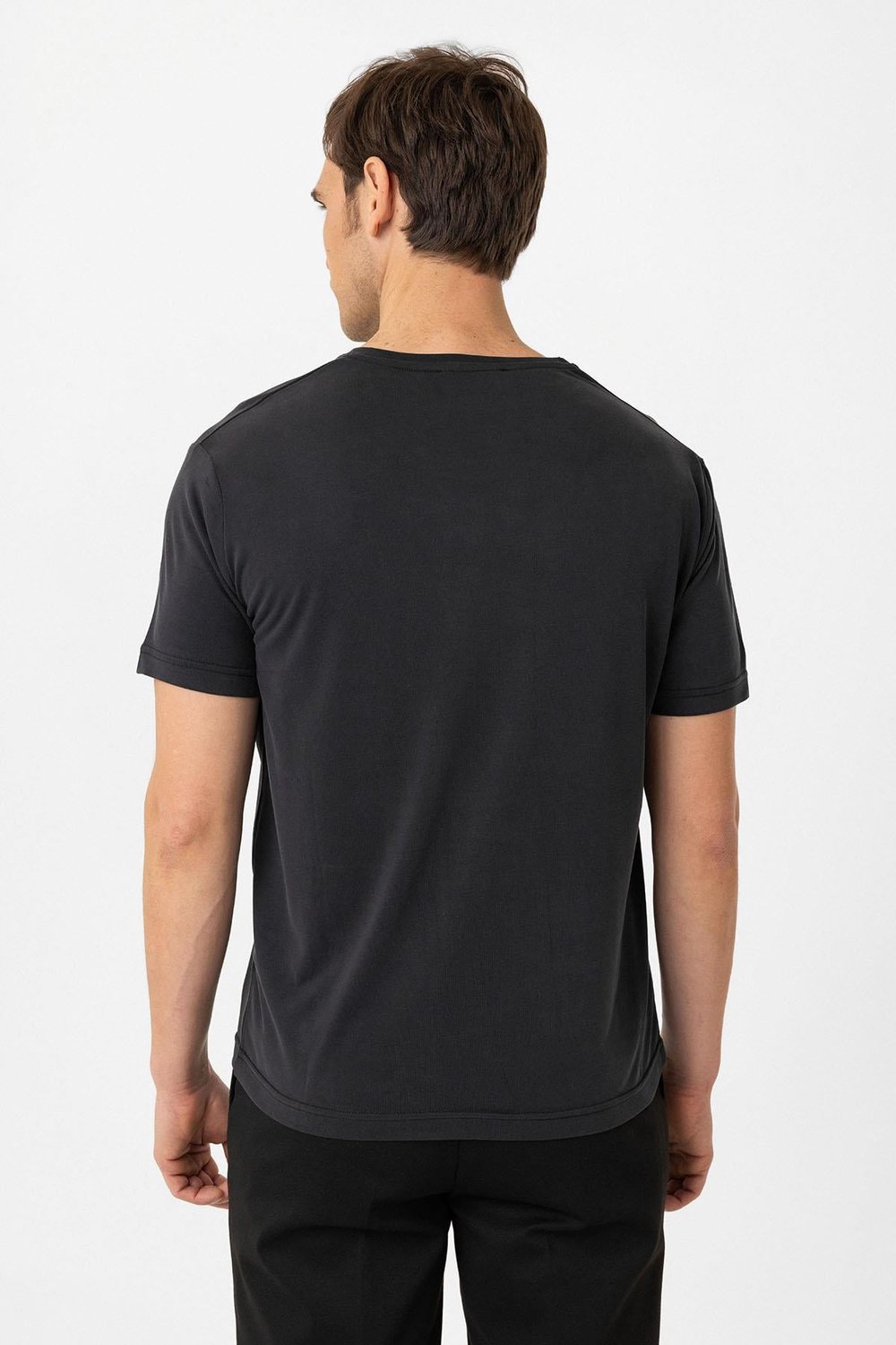 Regular Fit Modal Technical Fabric Mens T-Shirt