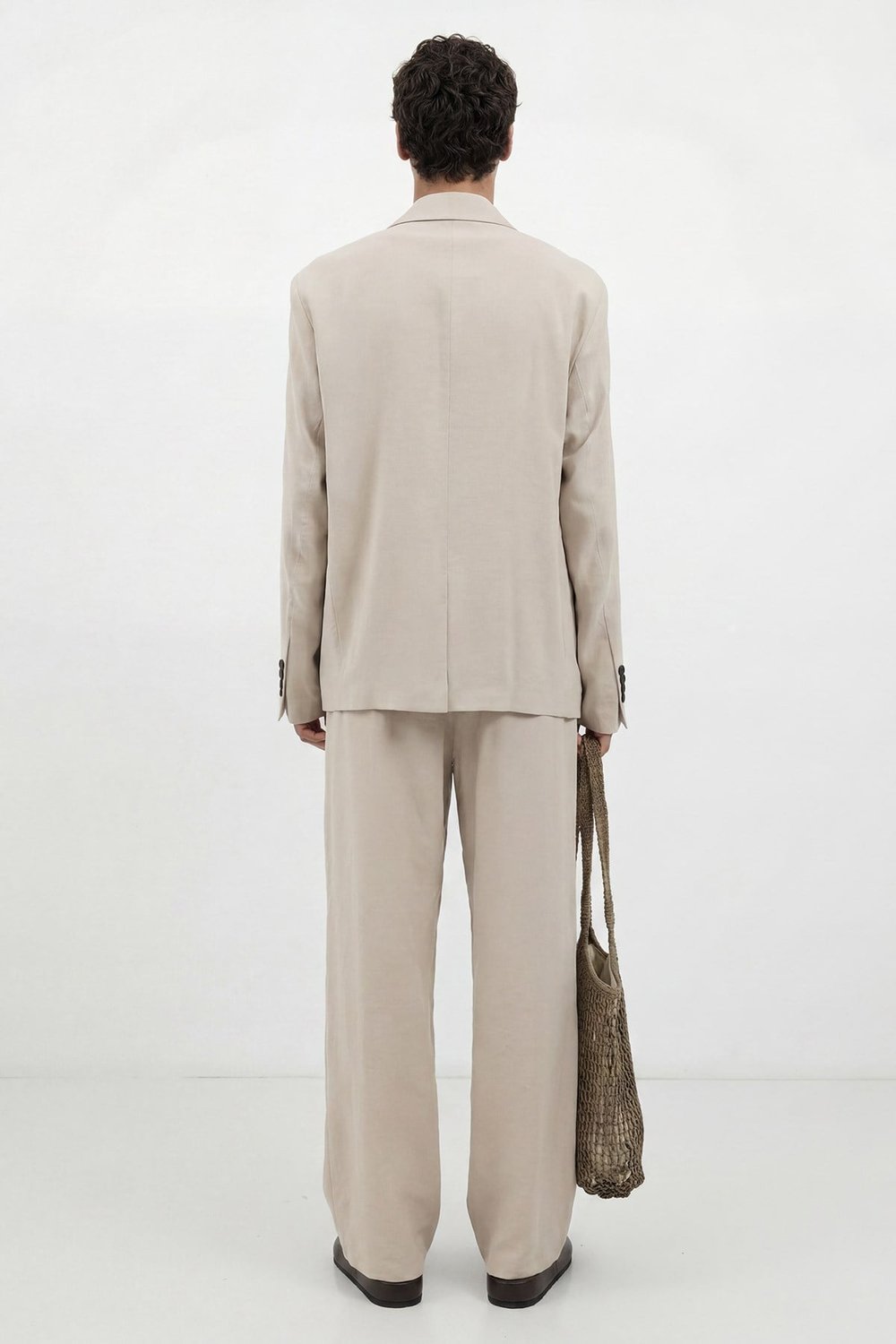 Antioch Taş Modal Karışımlı Relaxed Pantolon